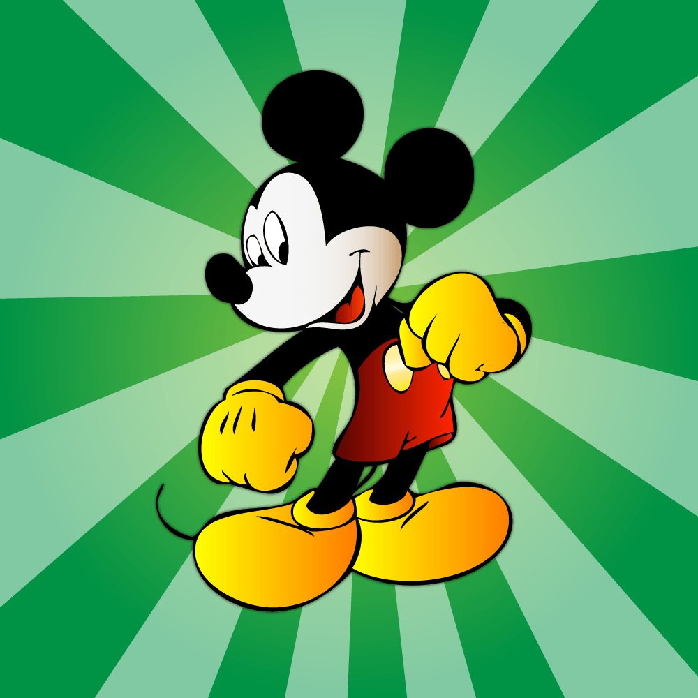1000x1000 Mickey Mouse Cartoon HD Image Wallpaper for iPad Air 2