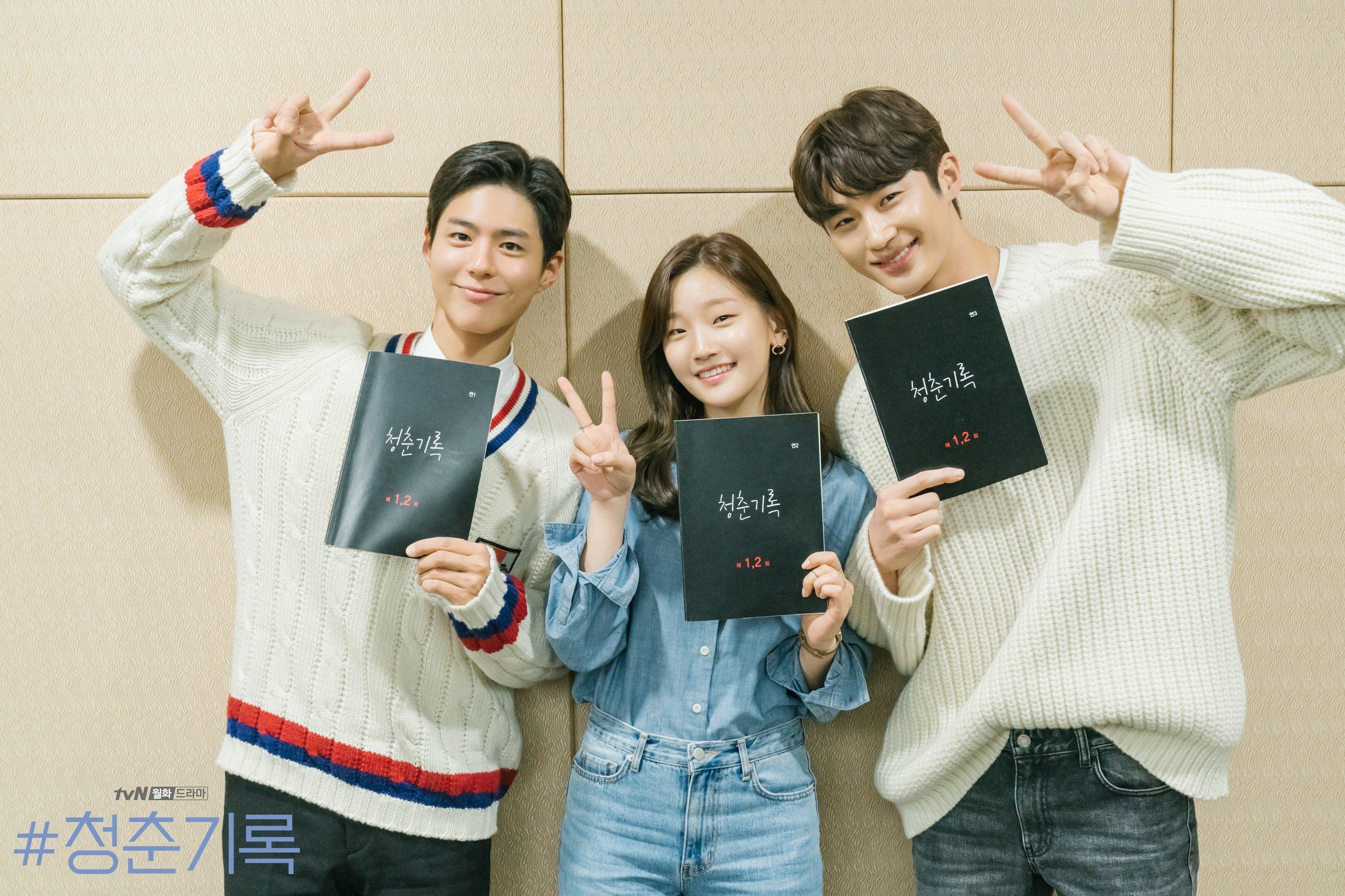 3000x2000 Photos Script Reading Stills Added for the Upcoming Korean Drama 'Record of Youth' HanCinema