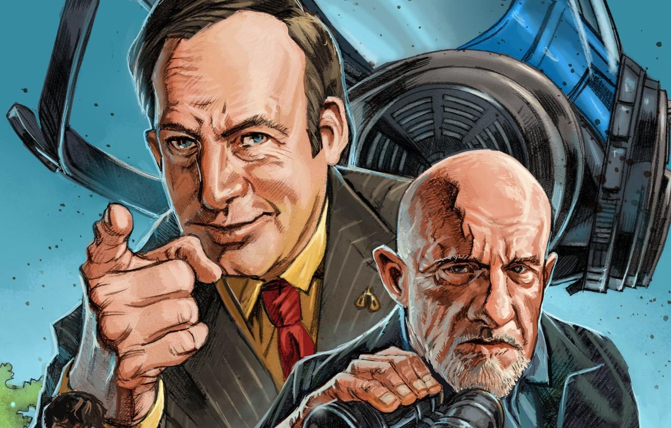 1332x850 Wallpaper Hitman, Breaking Bad, Man, Assassin, Glasses, Suit, Tie, Mike Ehrmantraut, Jonathan Banks, Bald, Mike, Coup, Gas Mask, Saul Goodman, Tv Series, Spin Off Image For Desktop, Section фильмы