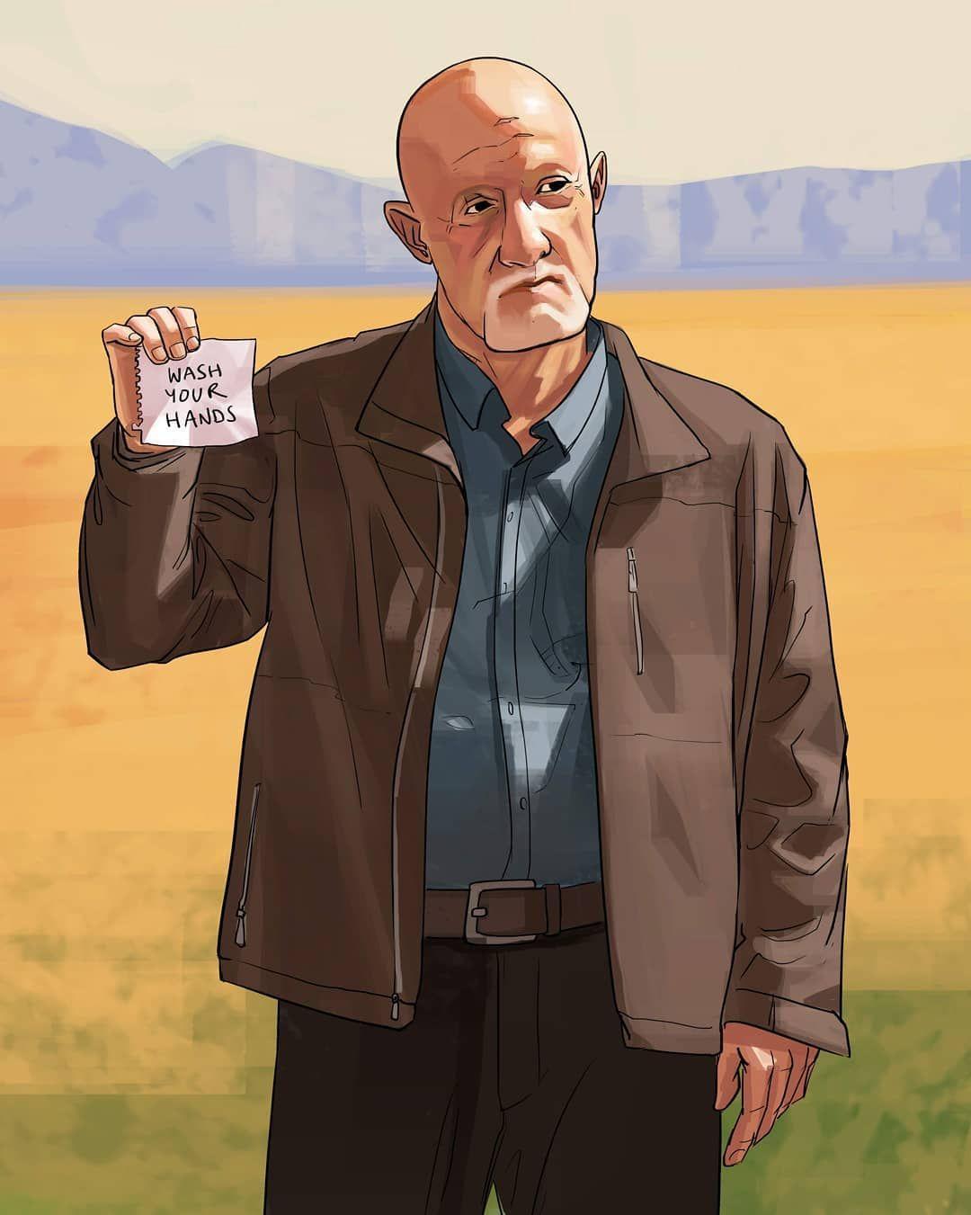 1080x1351 Suresh on Instagram: “Mike Ehrmantraut has a note for you, you better do what it says or he'll star. Breaking bad, Better call saul breaking bad, Better call saul