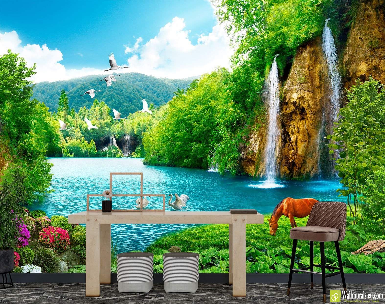 1574x1242 Nature, Waterfall_3. Wall Mural made to order in the Europe.eu .com