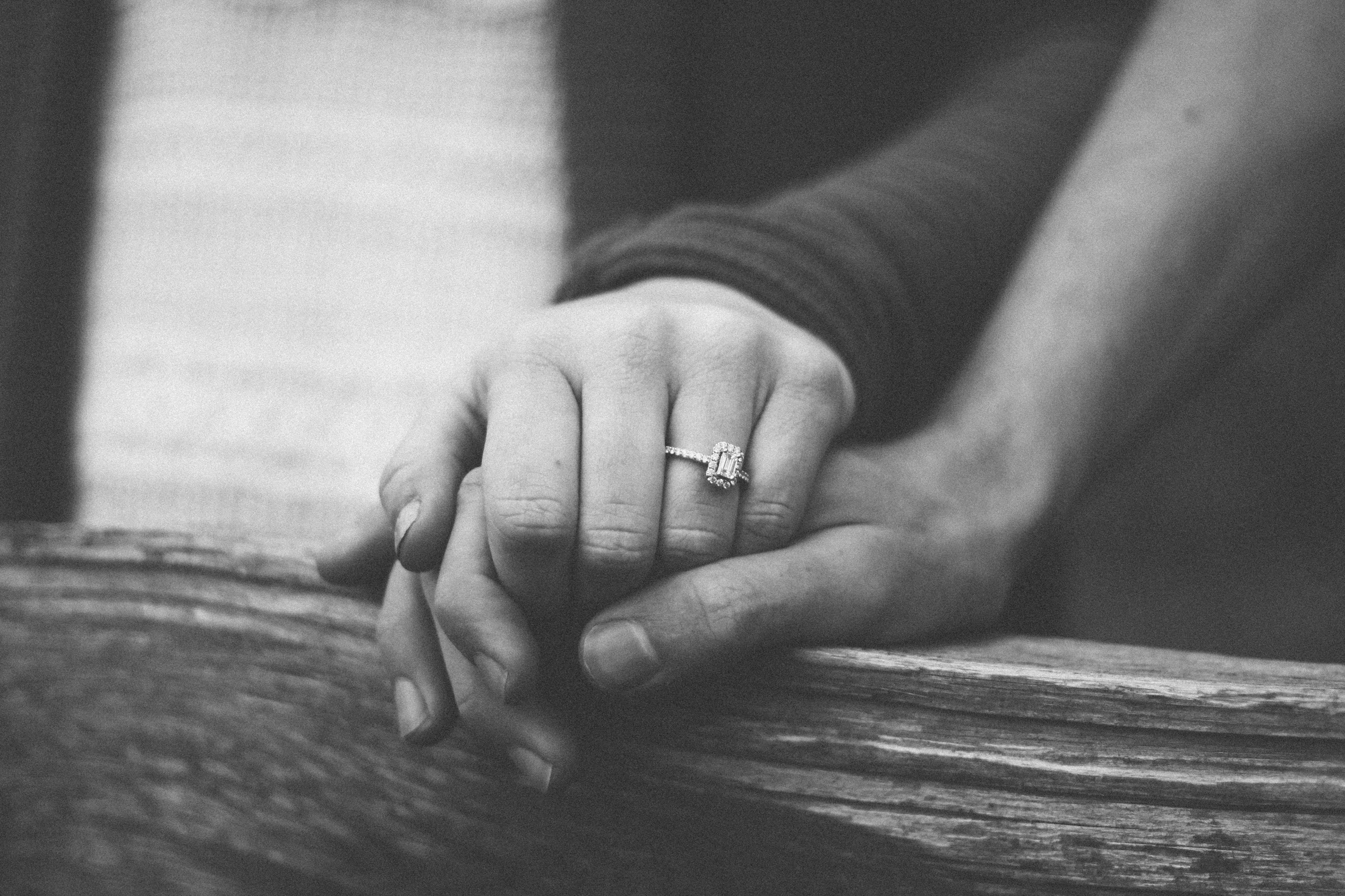 4752x3168 4752x3168 romance, engaged, holding hands, jewelry, love, person, couple, grayscale, ring, Free , black and white, relationship, hand, holding