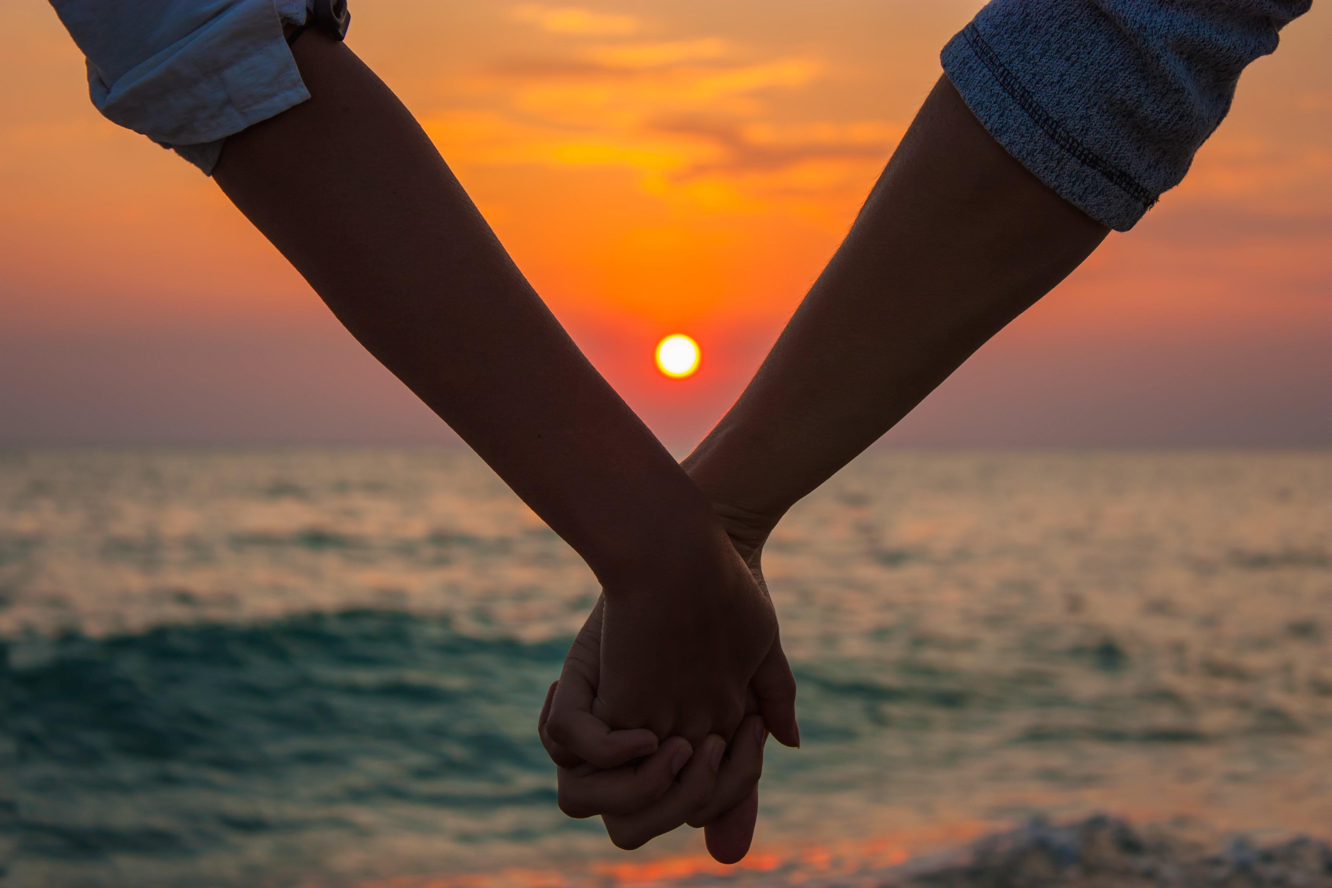 4272x2848 sea, Nature, Sunset, Hands, Love Wallpaper HD / Desktop and Mobile Background