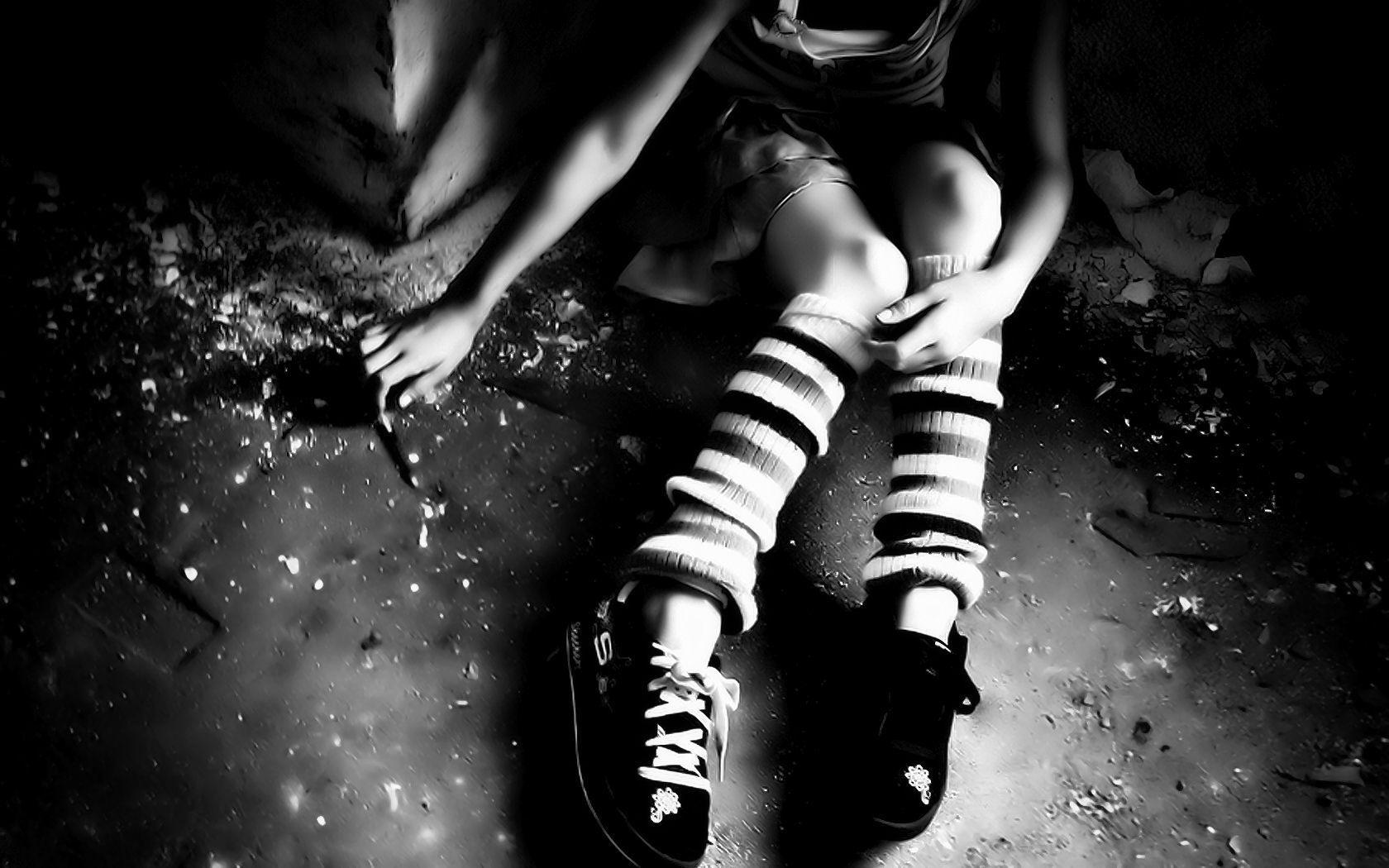 1680x1050 loneliness, 3D, ABSTRACT, COOL, EMO, FANTASY, FEEL, FEELINGS, GIRL