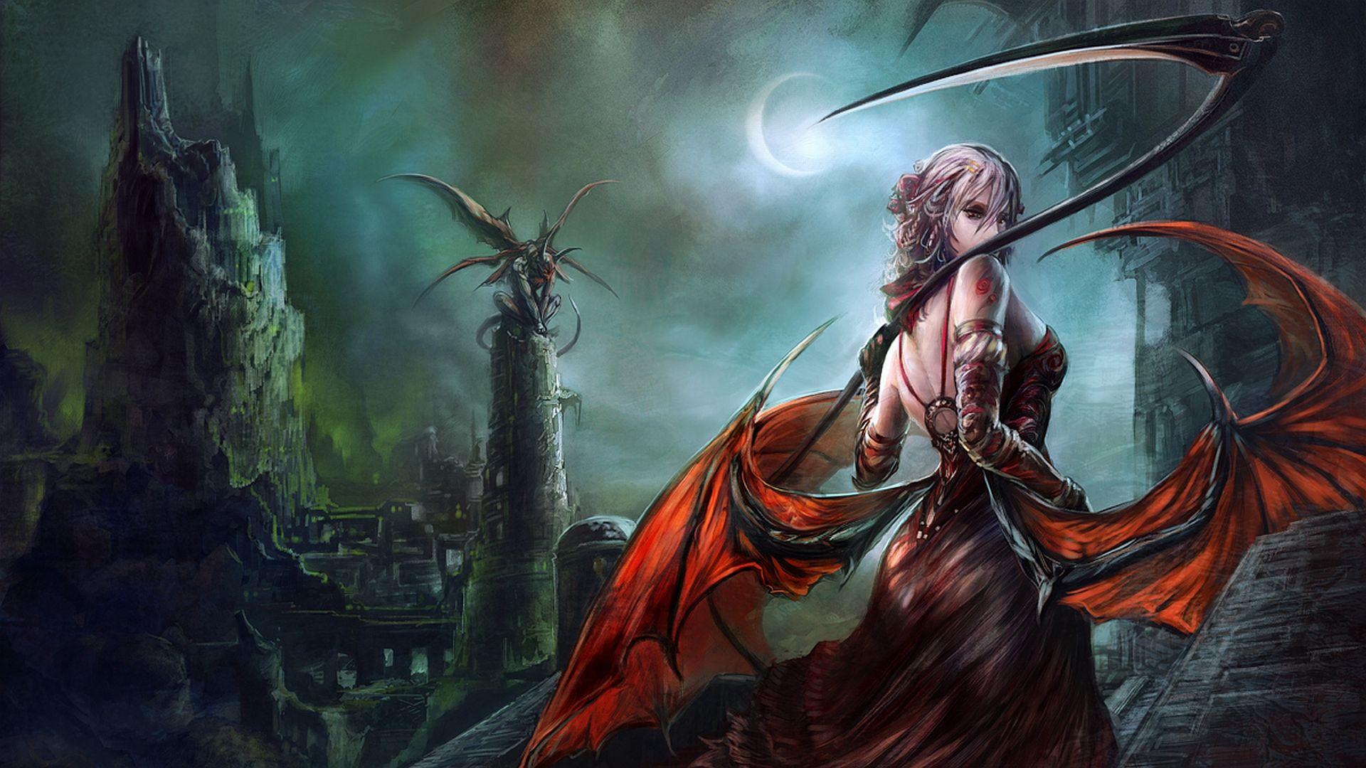 1920x1080 Fantasy Warrior Women Wallpaper, Adorable HDQ Background