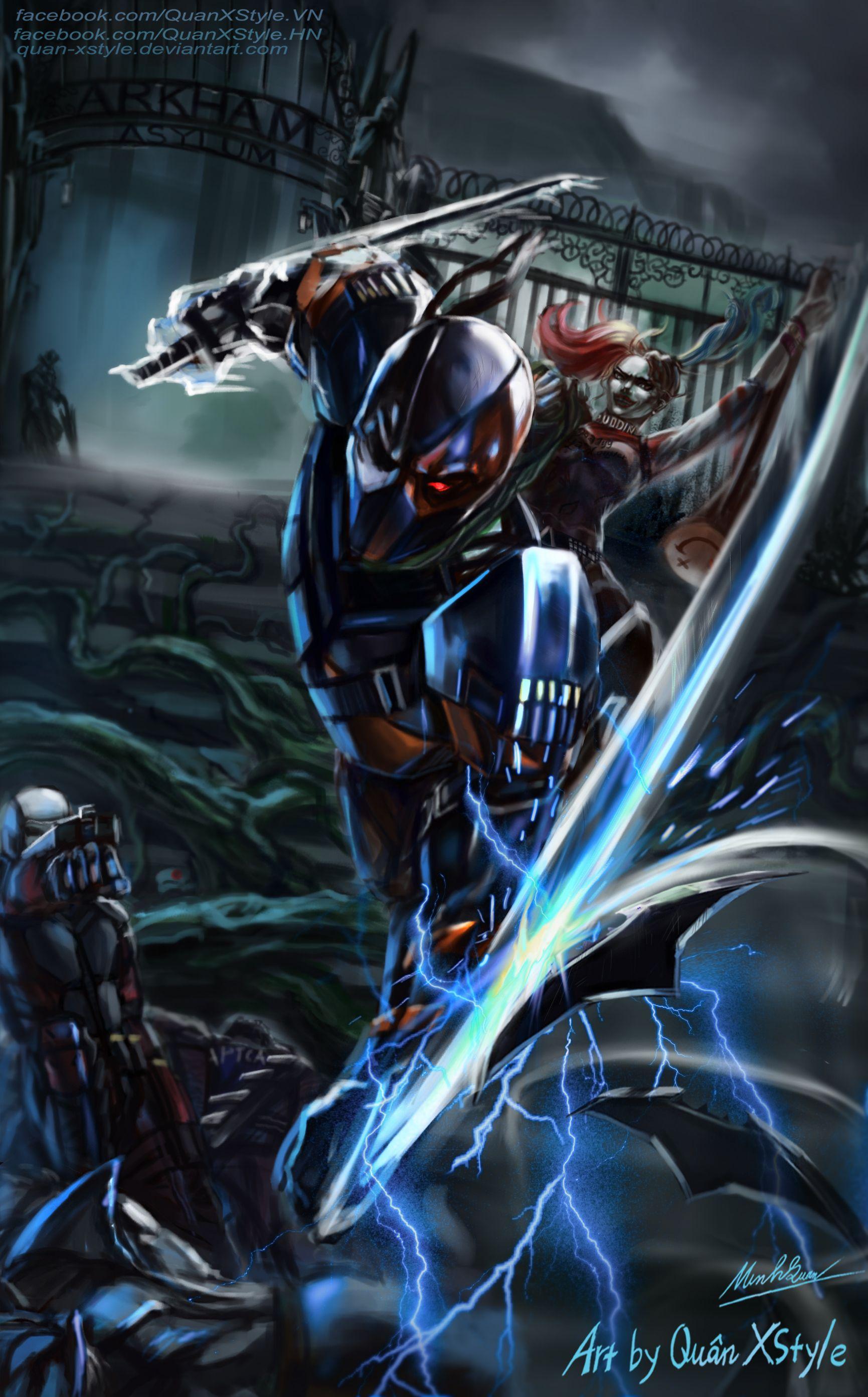 1731x2785 Deathstroke Vs Suicide Squad And .batman??? By Quan Xstyle