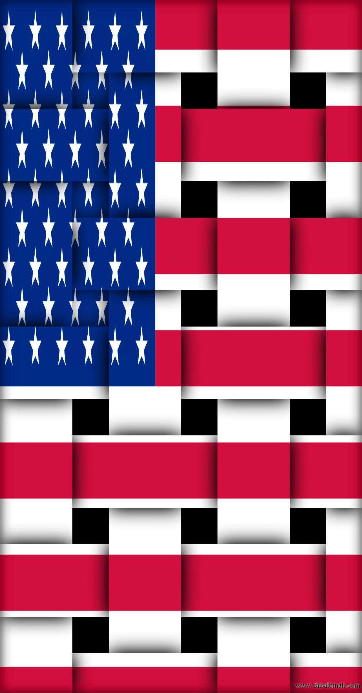 1235x2362 usa #flags #artwork #Wallpaper #for #smartphones, #tablets