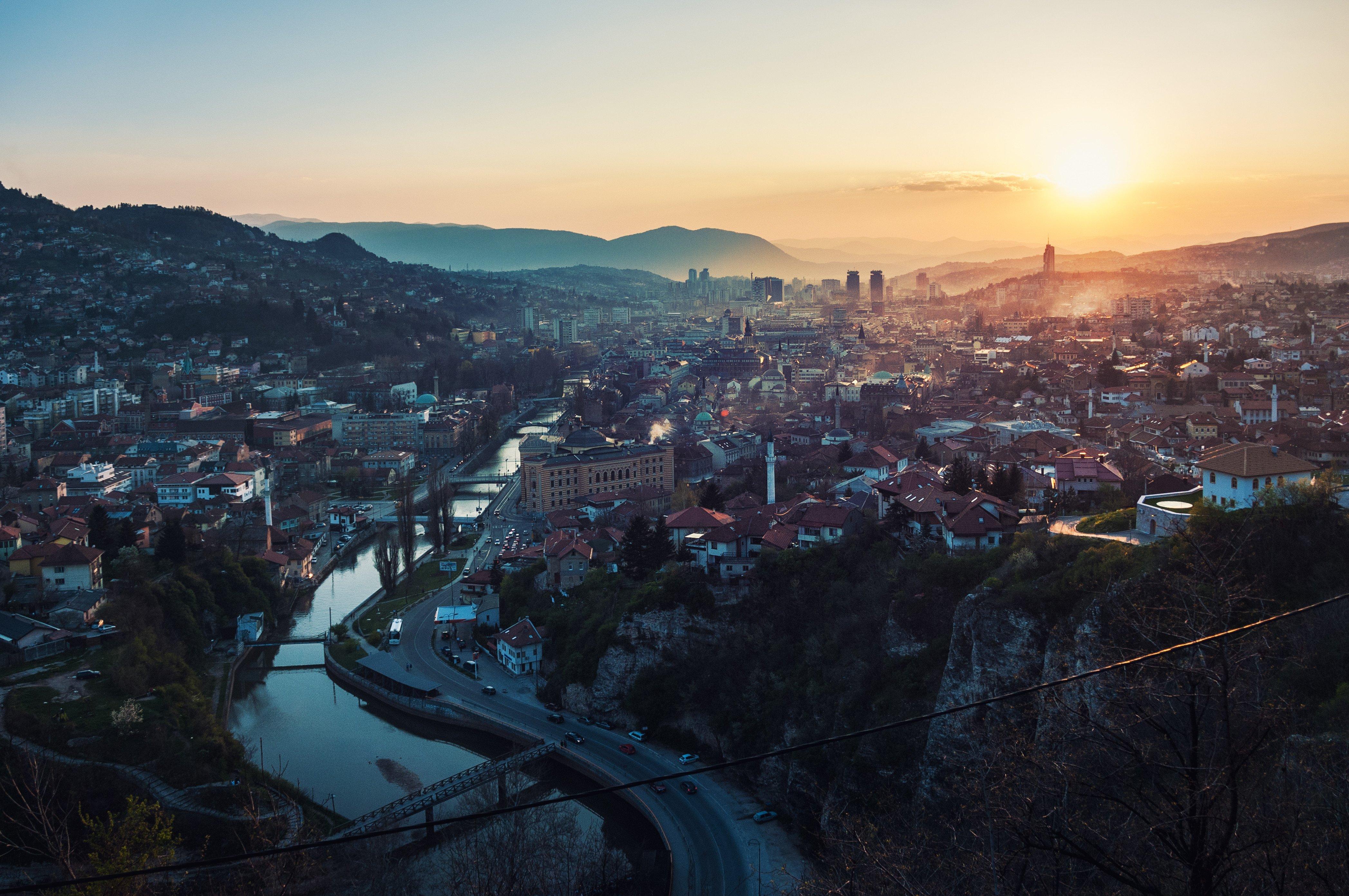 4190x2783 Sarajevo Bosnia and Herzegovina 4K wallpaper