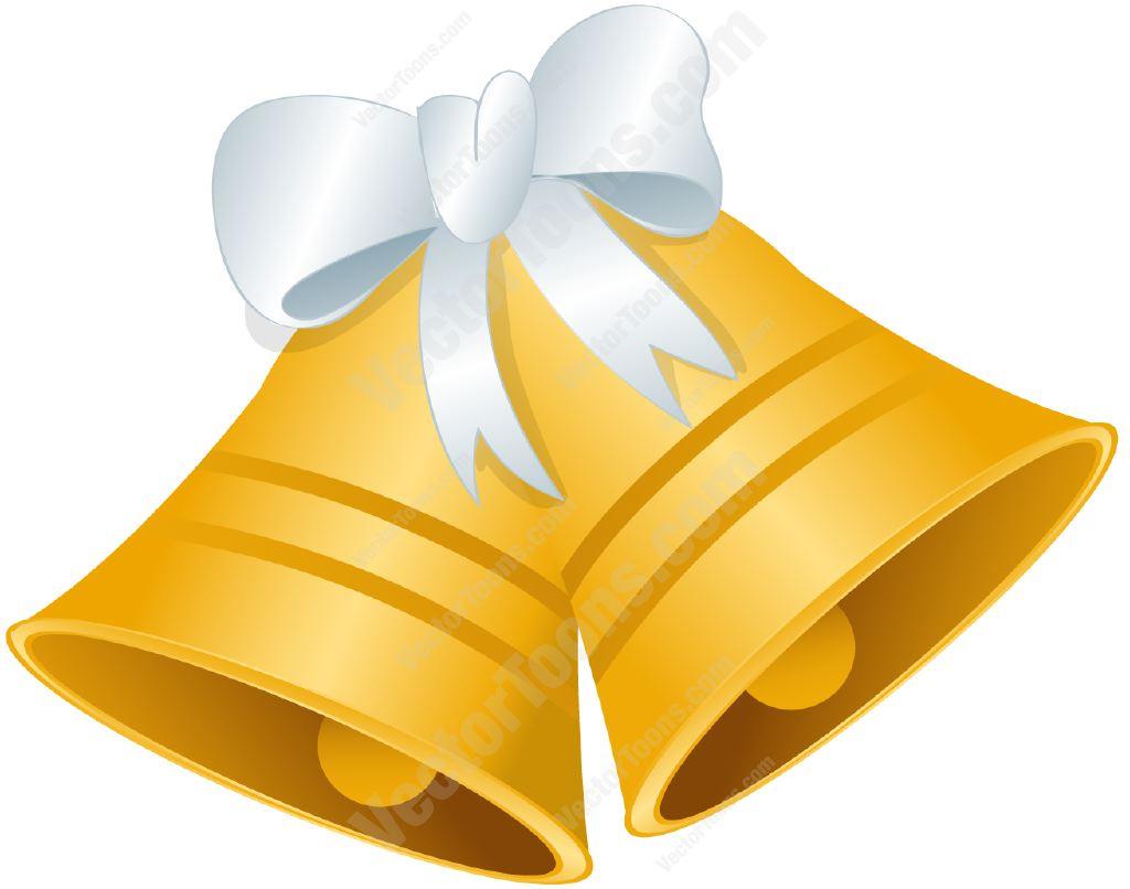 1024x806 Golden Wedding Bells Clipart