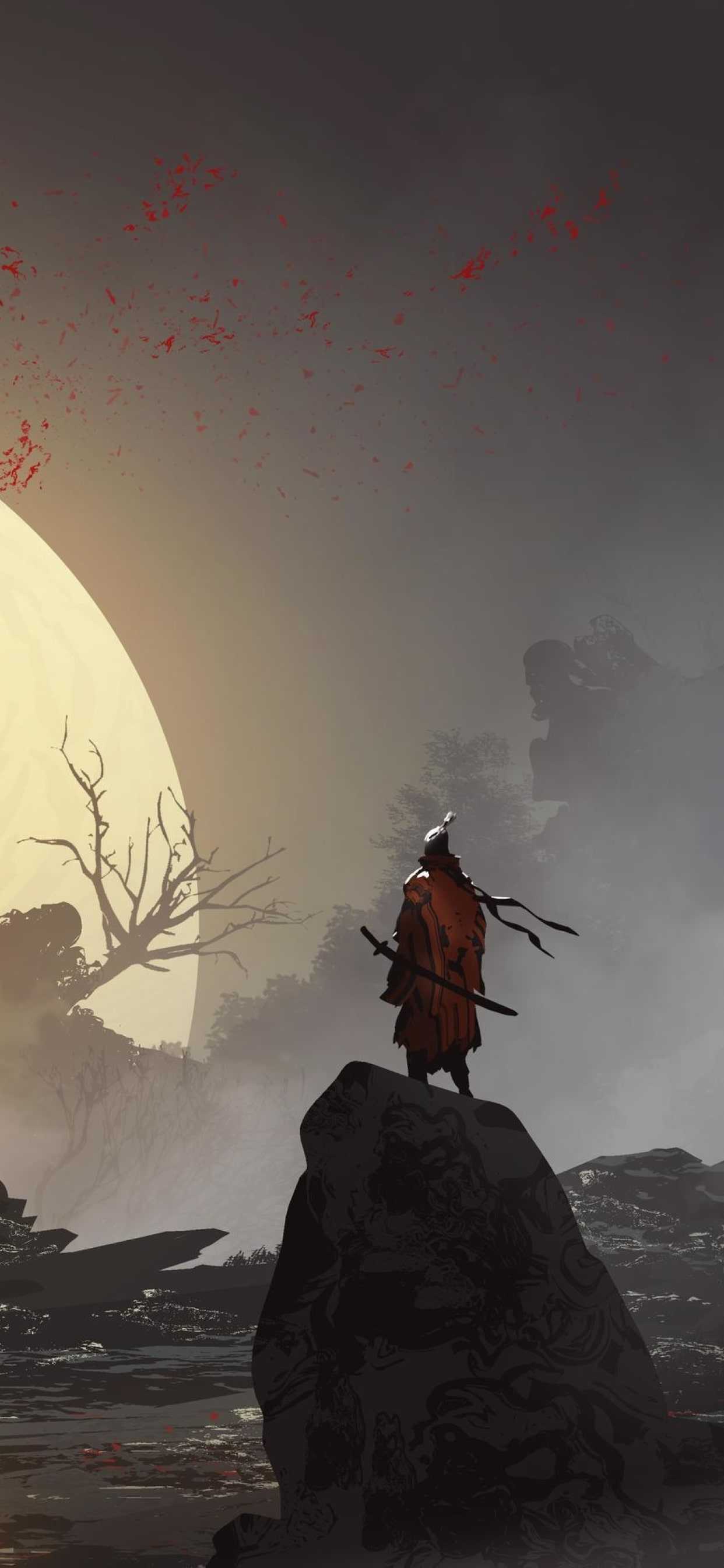 1242x2688 Samurai Wallpaper