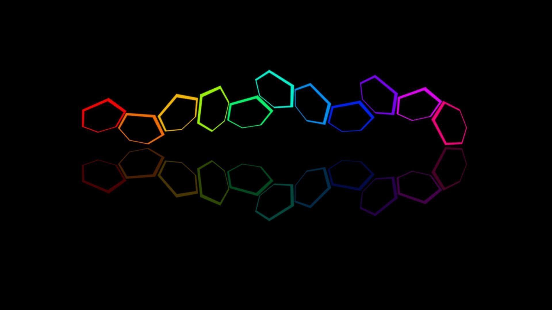 1920x1080 Black Neon Wallpaper