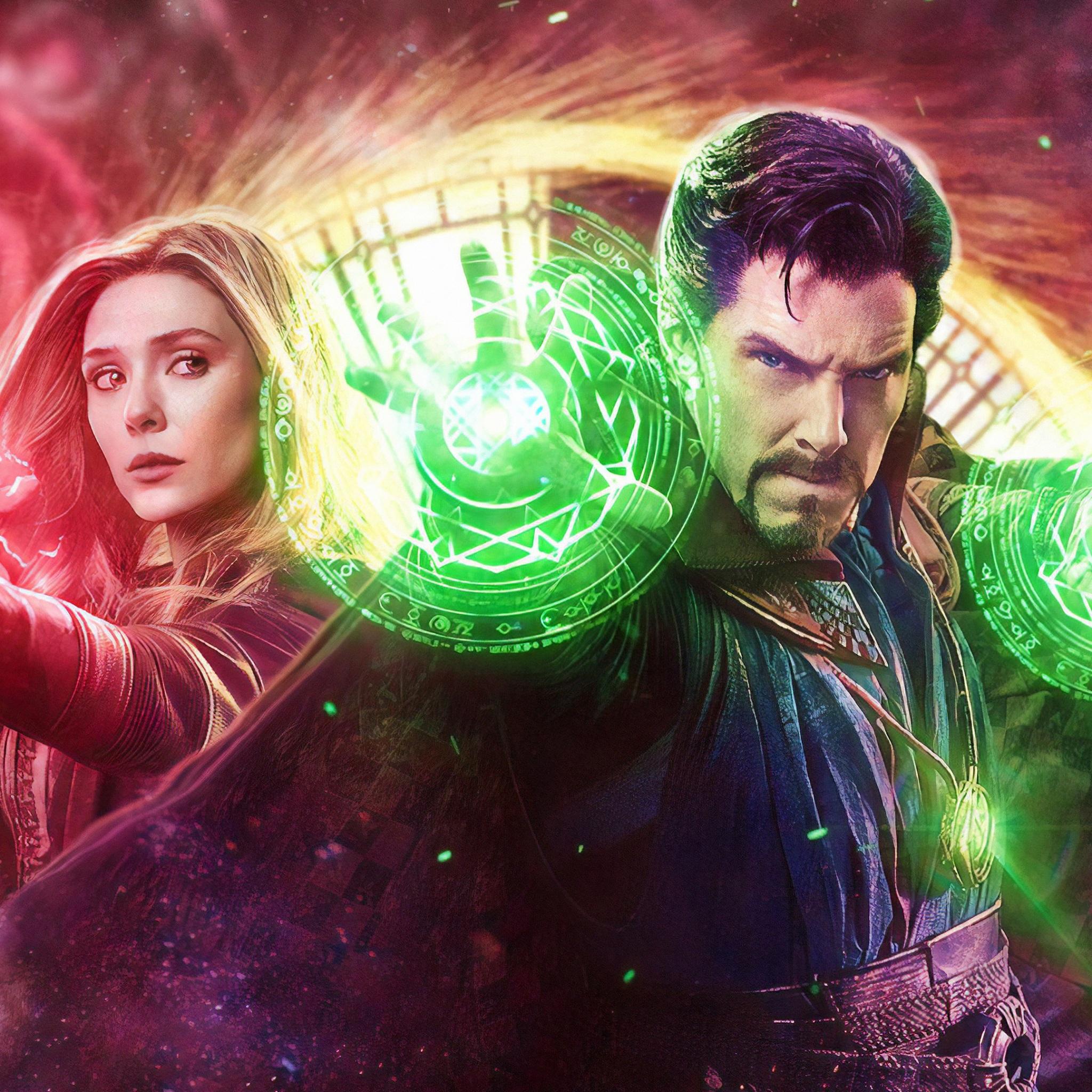 2048x2048 Wallpaper 4k Doctor Strange In The Multiverse Of Madness Wallpaper