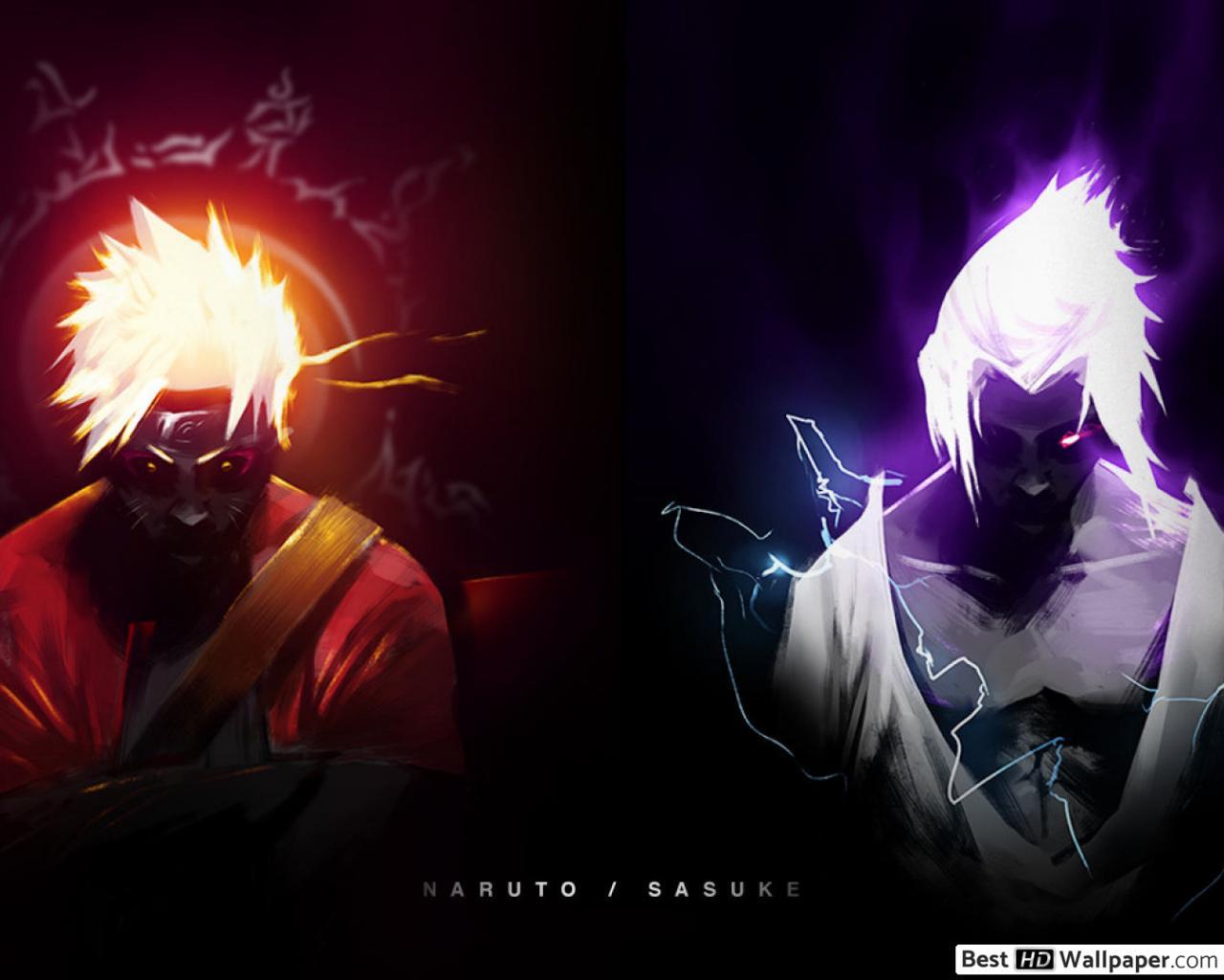 1280x1024 Naruto Shippuden -Naruto Uzumaki, Sasuke Uchiha HD wallpaper download