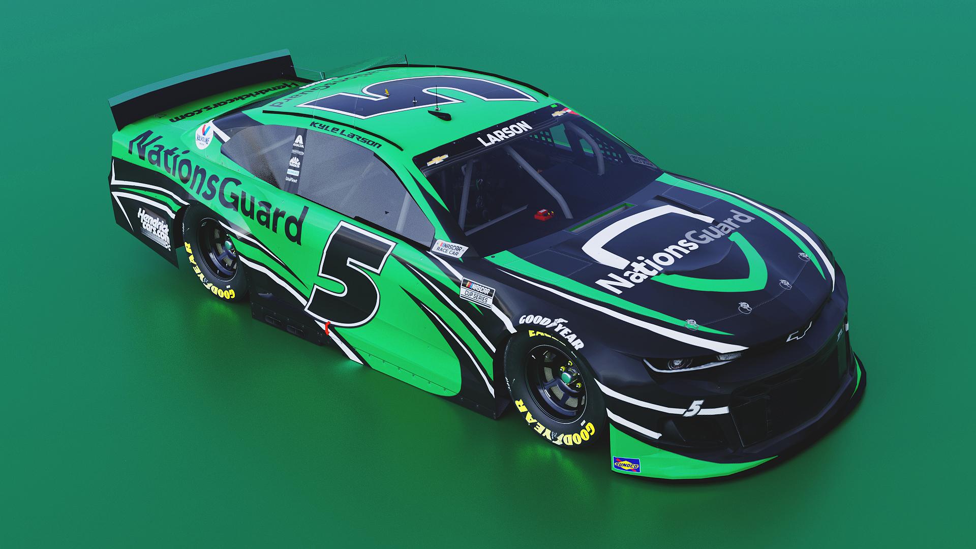 1920x1080 Kyle Larson NationsGuard Chevrolet Camaro Concept
