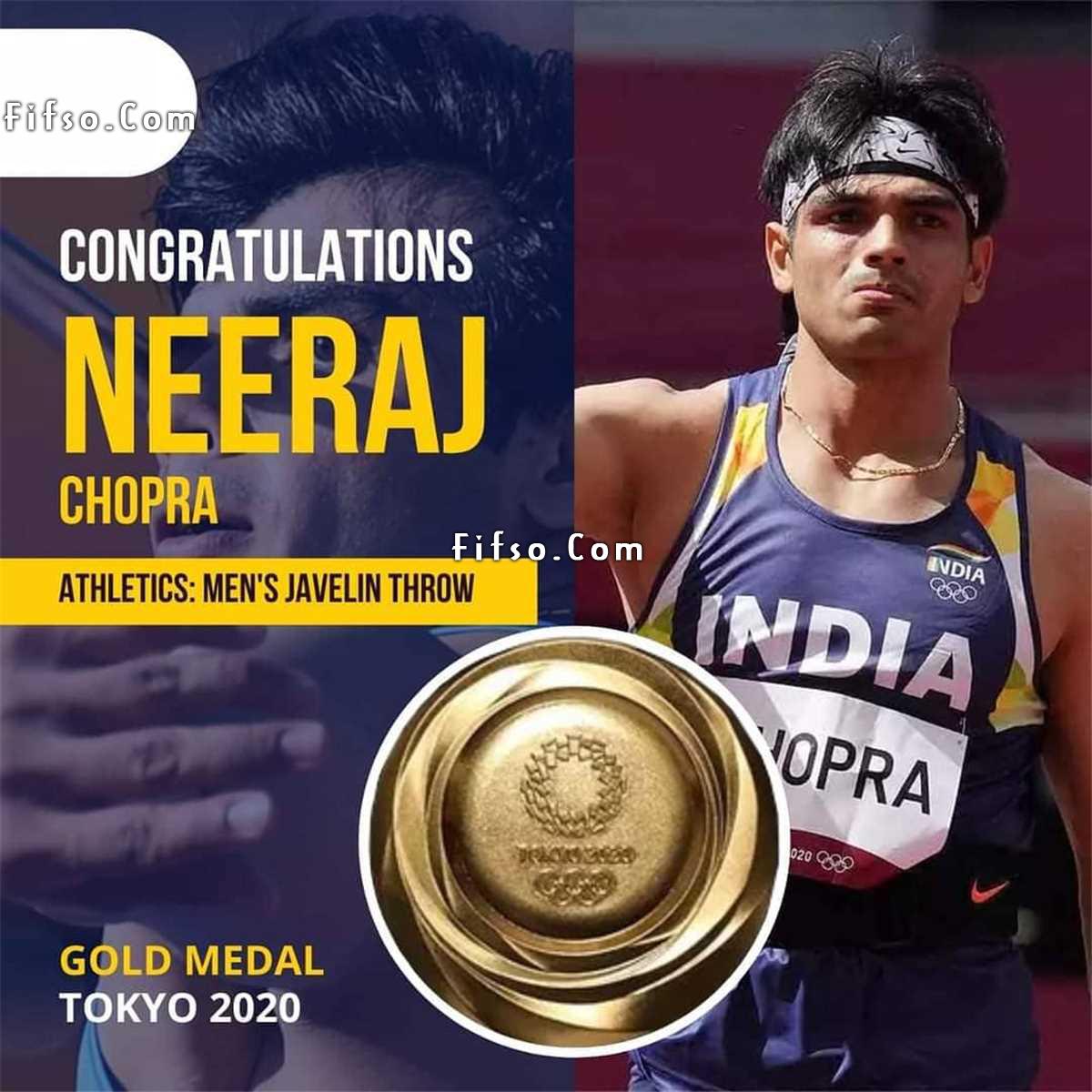 1200x1200 Neeraj Chopra Olympics Gold Medal Wallpaper Tokyo 2020 2021