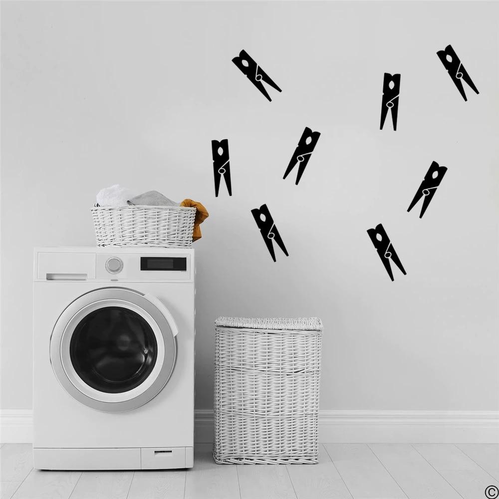 1000x1000 YOYOYU Waterproof Wall Sticker Laundry Room Decor Wall Decal For Laundry Stickers Vinyl Decals Wallpaper decoracion PH45. Wall Stickers