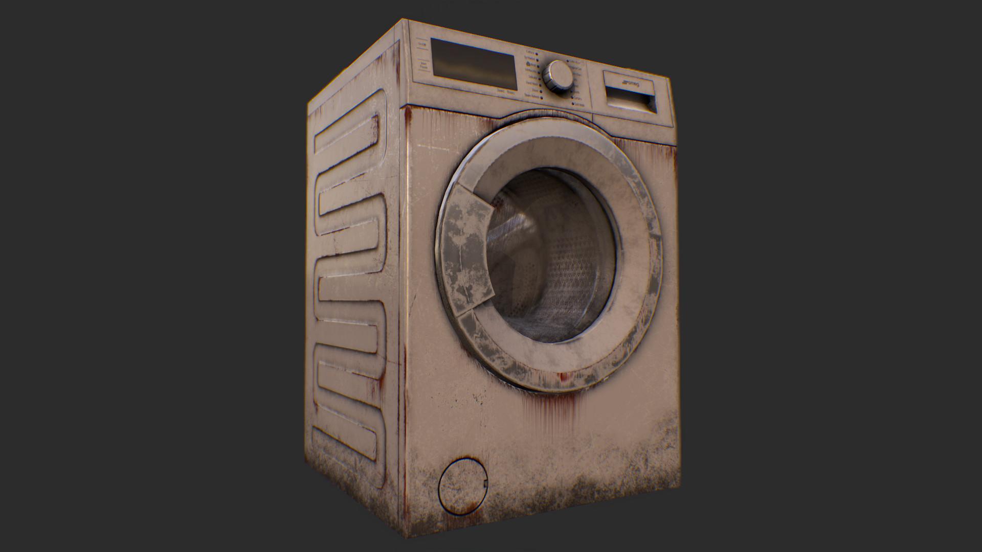 1920x1080 Junkyard Washing Machine Games Asset, Steven Ramsbottom