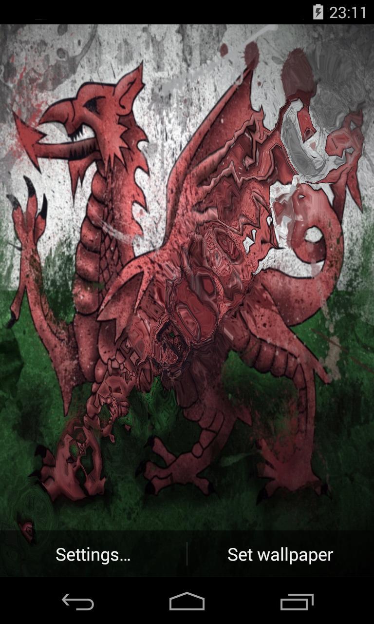 768x1280 Flag of Wales Live Wallpaper for Android