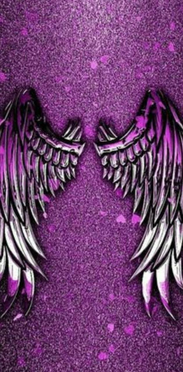 630x1280 Angel wings wallpaper