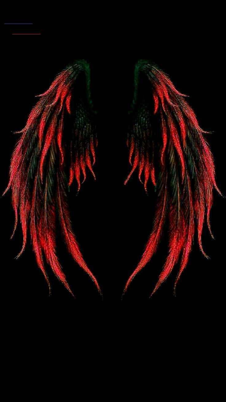 736x1310 wallpaper. Wings wallpaper, Wings drawing, Dark wallpaper