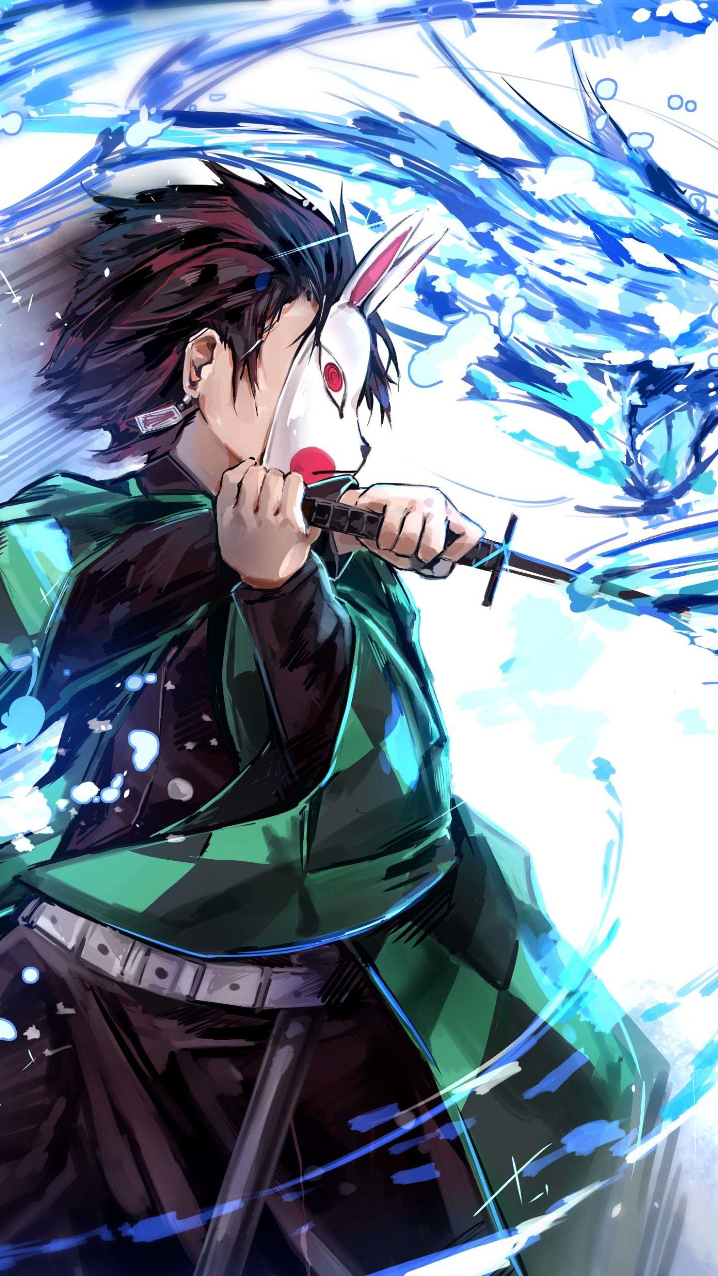 1440x2560 Tanjiro Kamado in Demon Slayer Kimetsu No Yaiba Anime Wallpaper 43