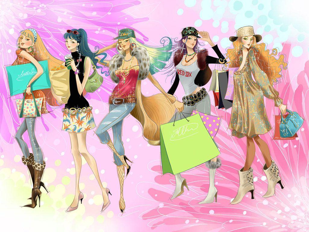 1024x768 Cute Girly Fashion Wallpaper 2020