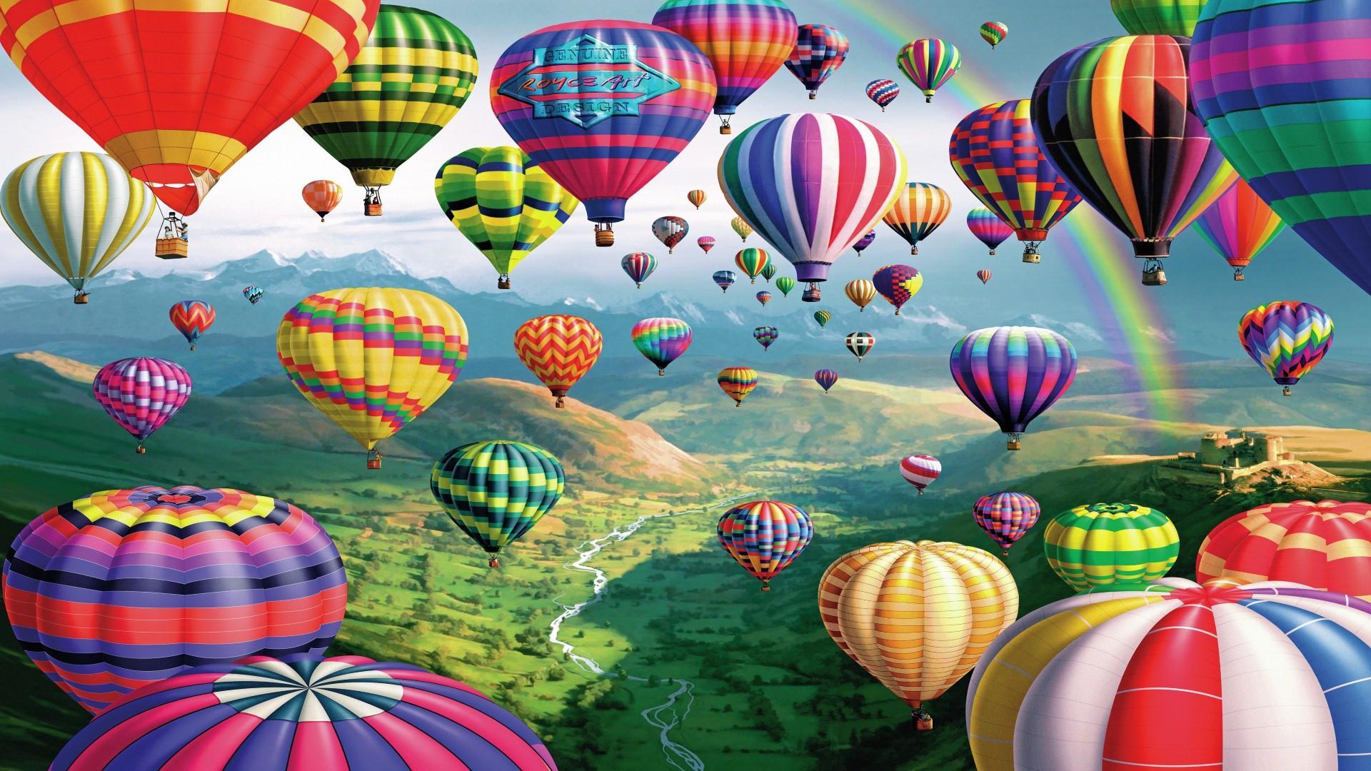 1920x1080 Hot air balloons wallpaper