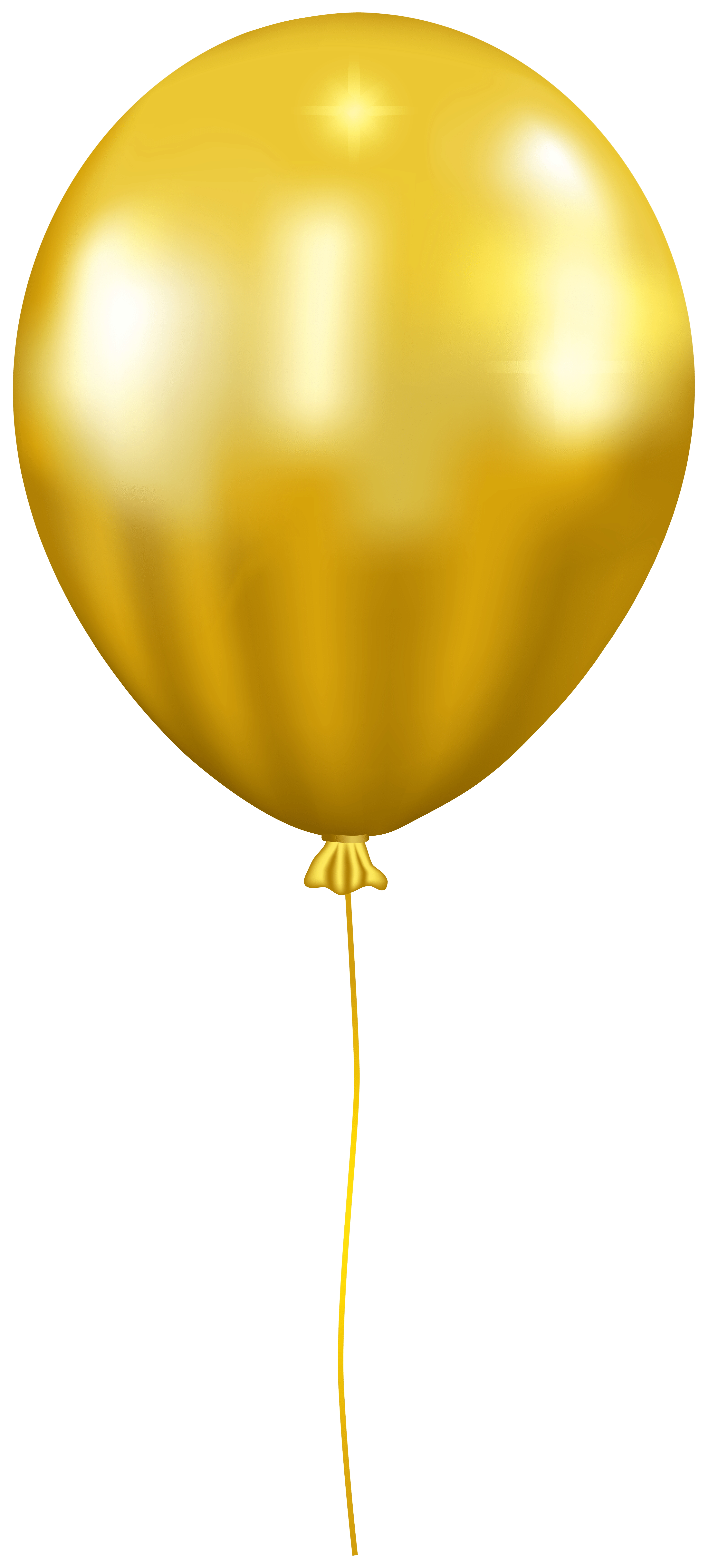 3619x8000 Gold Balloon Transparent Image​-Quality Image and Transparent PNG Free Clipart