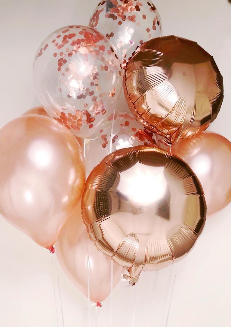 794x1125 Piti žeja Izpuščeno Rose Goold Balons Wallpaper