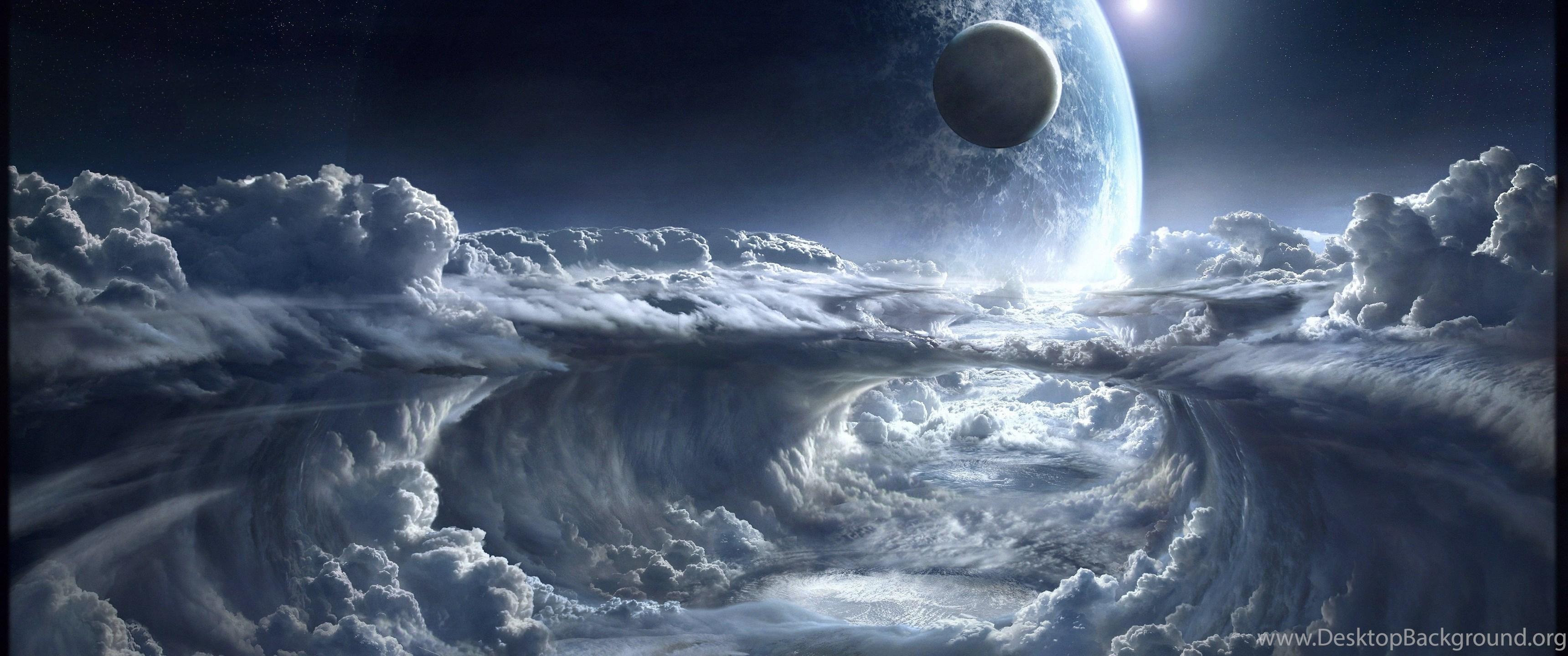 3440x1440 Wallpaper Space Ultra HD For Desktop Desktop Background