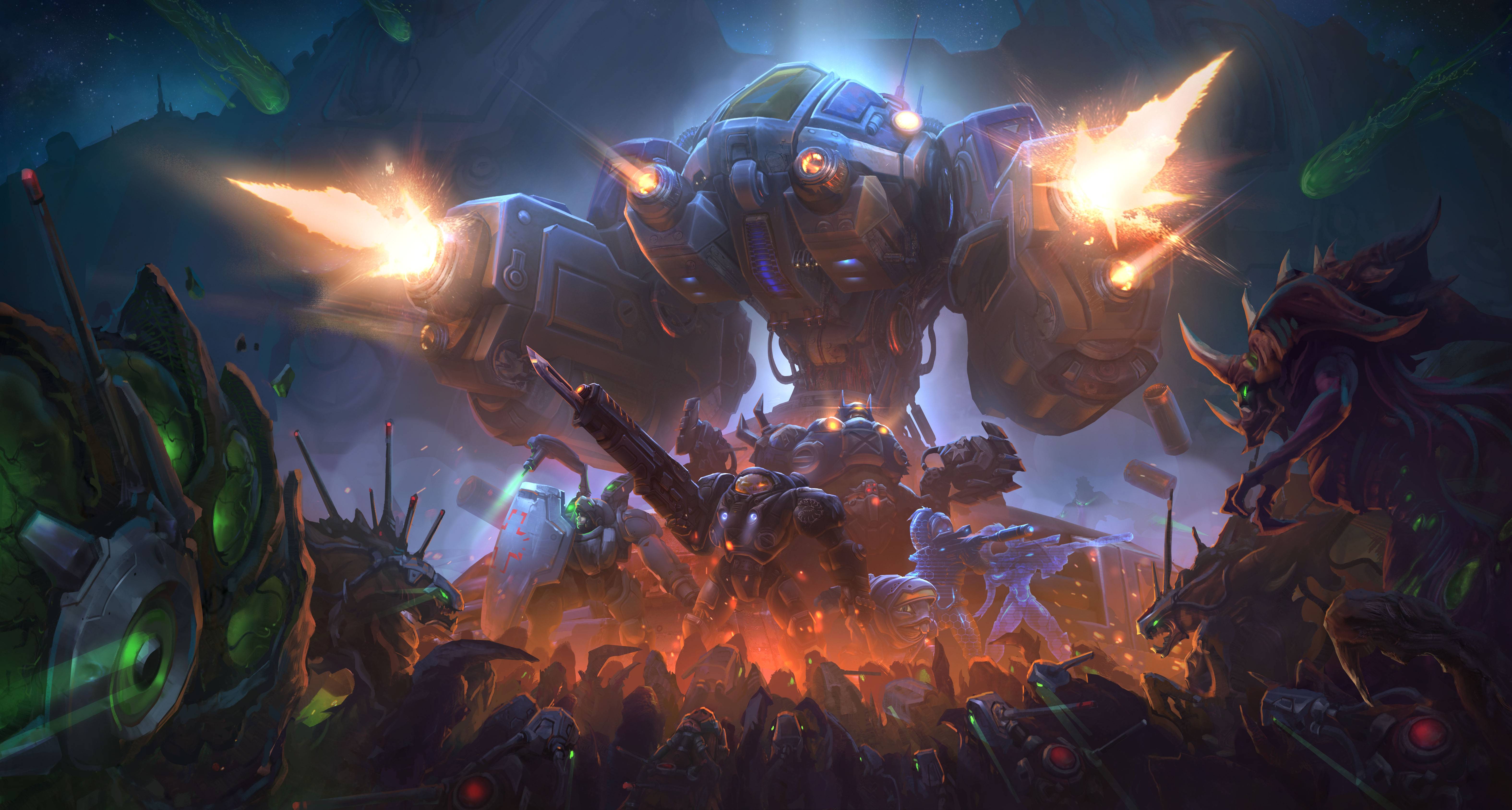 6300x3375 Wallpaper Heroes of the Storm, StarCraft Heroes, 4K, Games