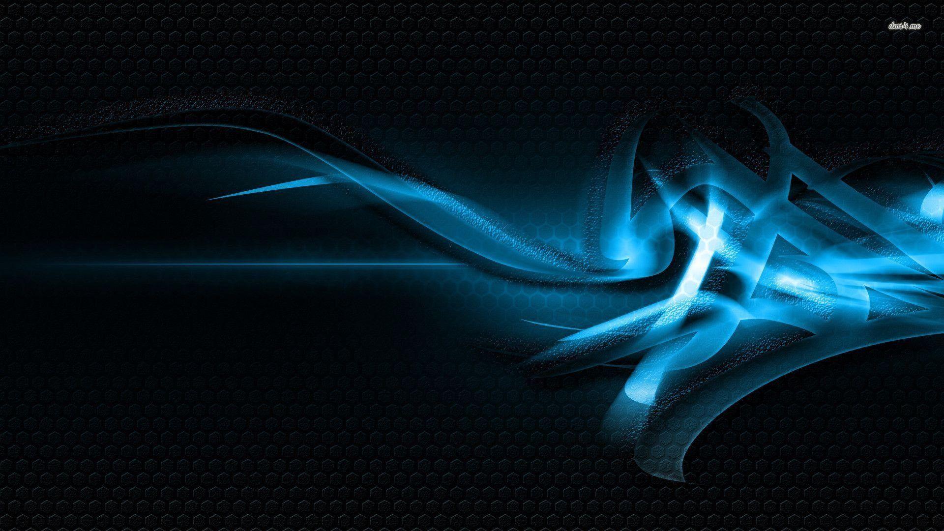 1920x1080 Dark Blue Abstract Wallpaper