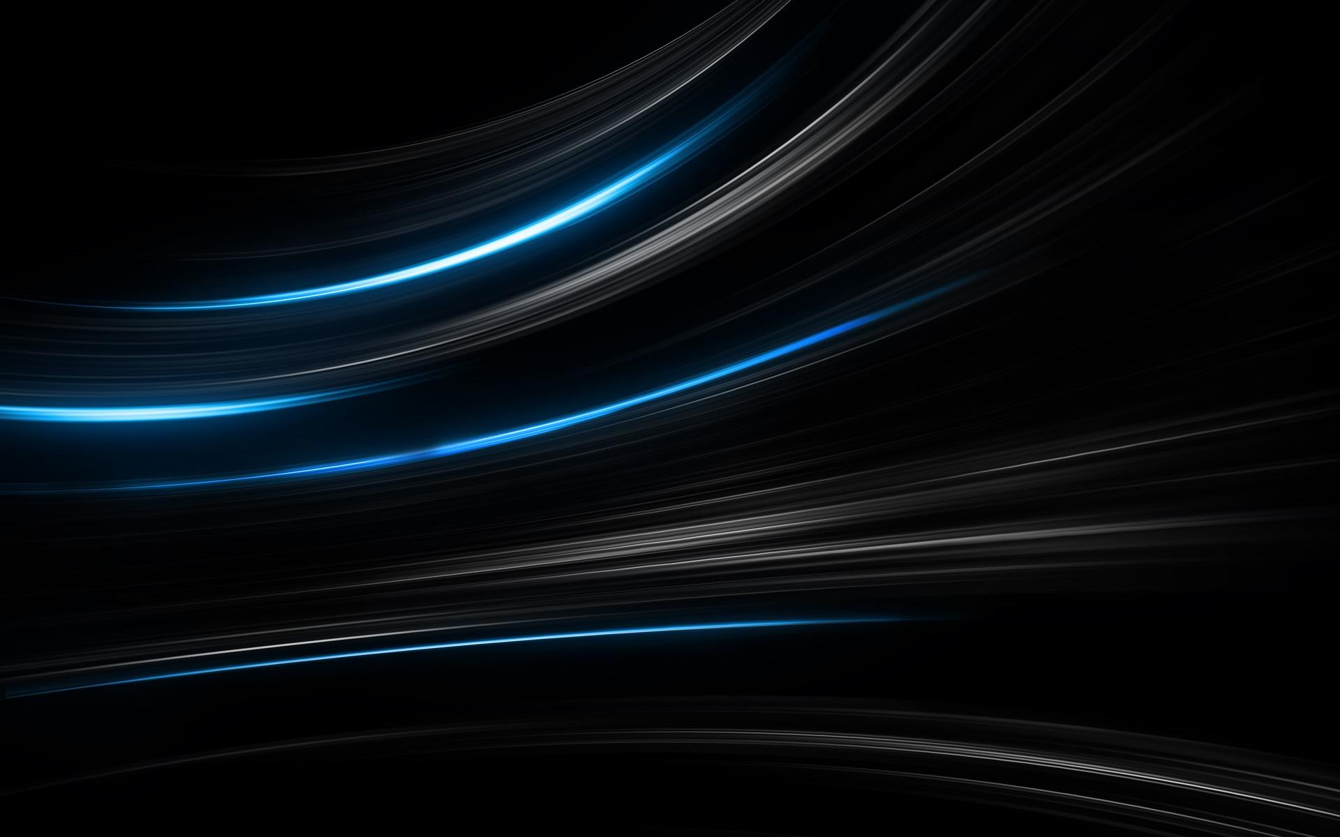 1920x1200 Blue And Black Abstract Wallpaper