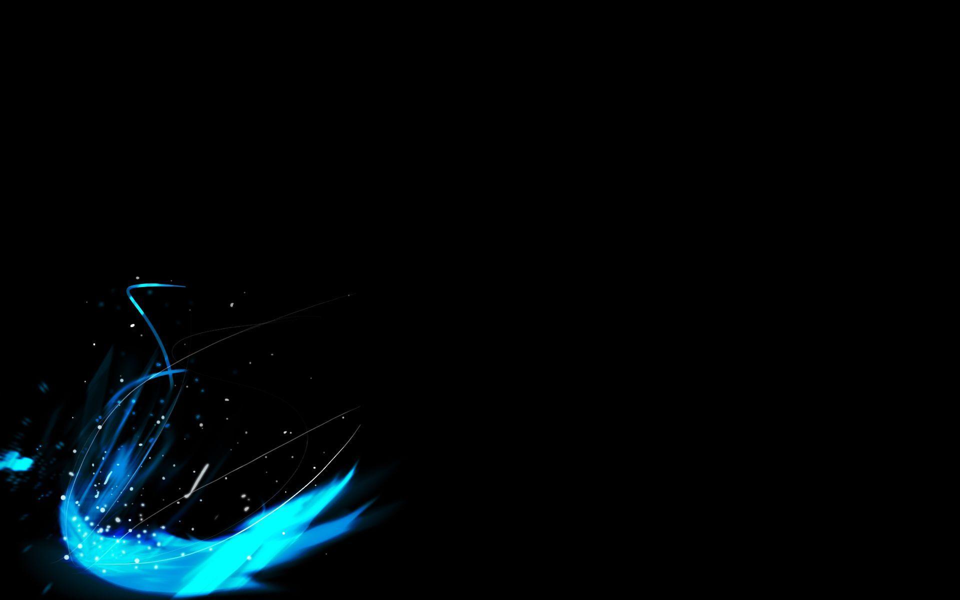 1920x1200 Blue And Black Abstract Wallpaper