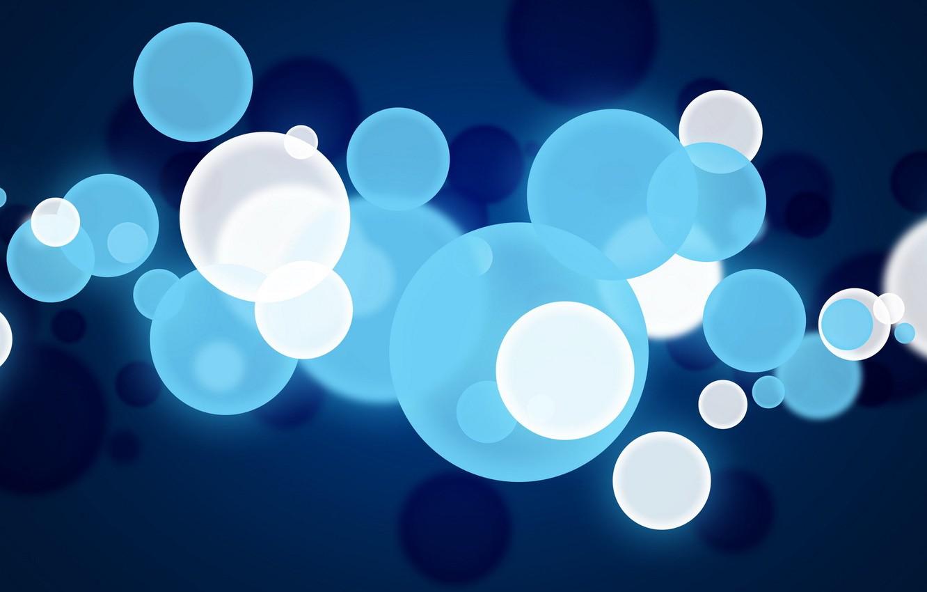 1332x850 Wallpaper circles, balls, abstract, Dark, blue image for desktop, section абстракции