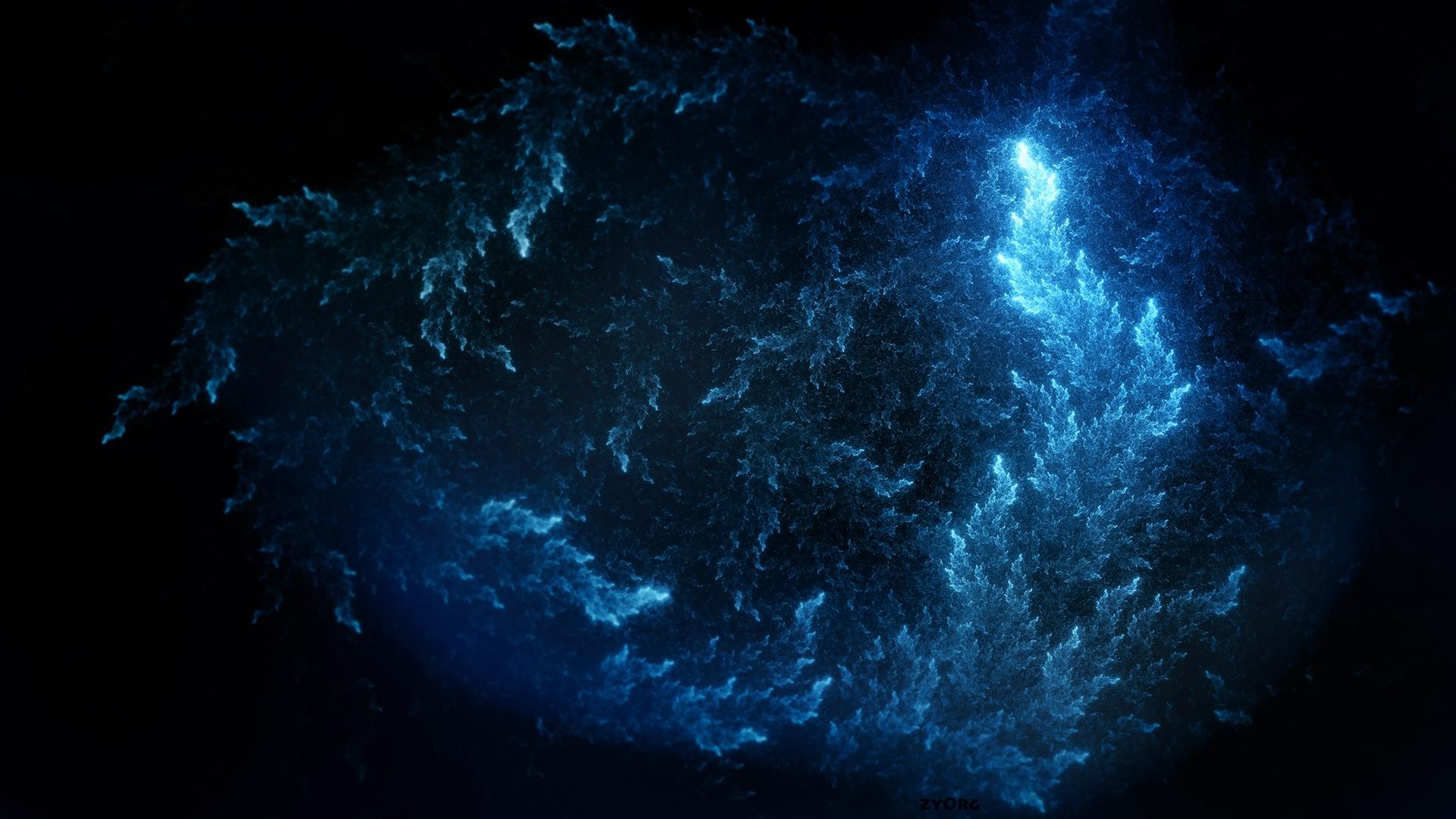 1920x1080 Lovely Blue Abstract desktop PC and Mac wallpaper