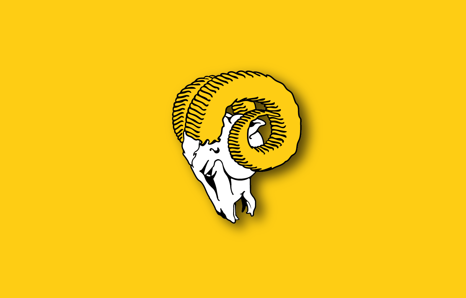 1579x1009 Simple classic Rams wallpaper that I made