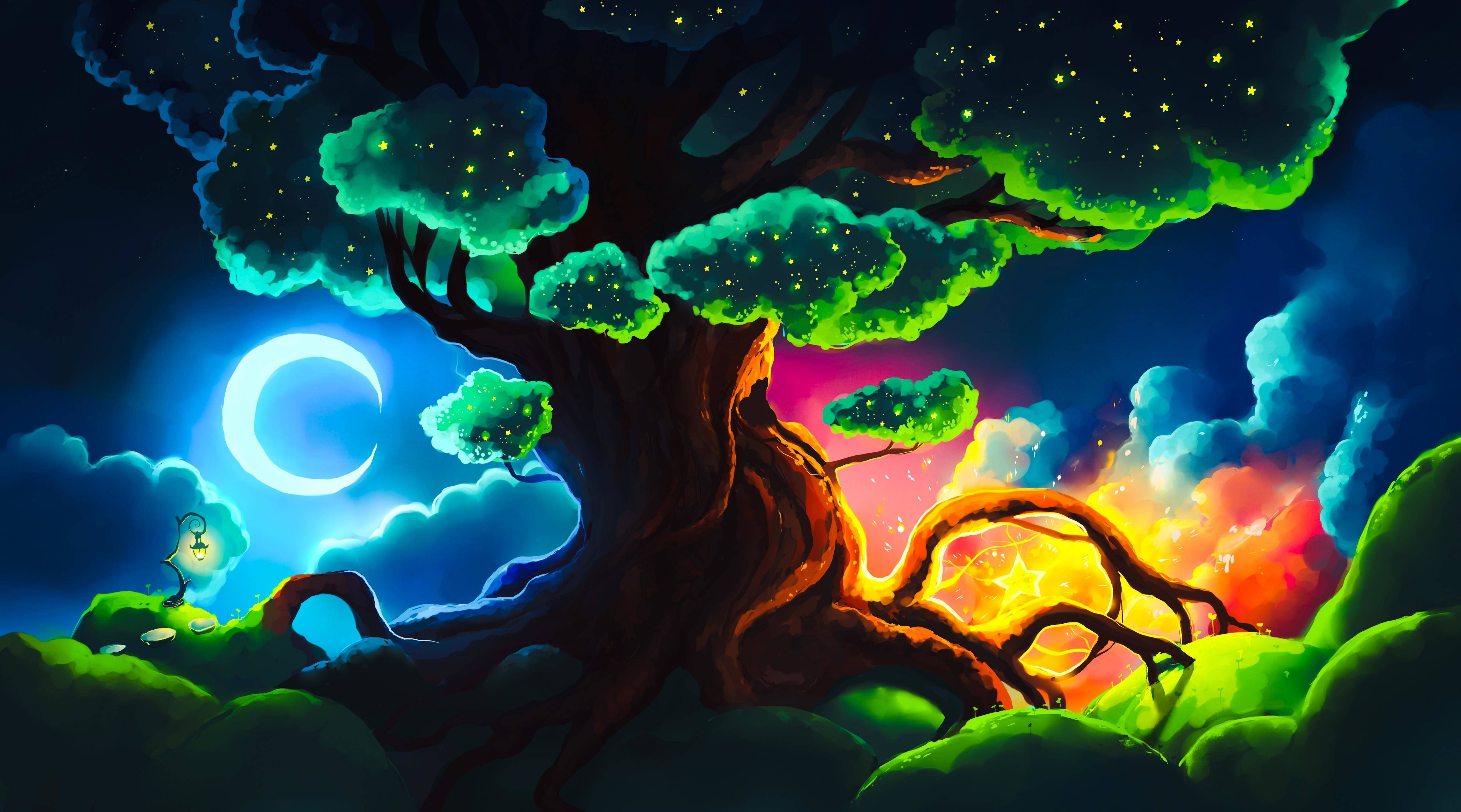 Magic Tree Wallpapers - Top Free Magic Tree Backgrounds - WallpaperAccess