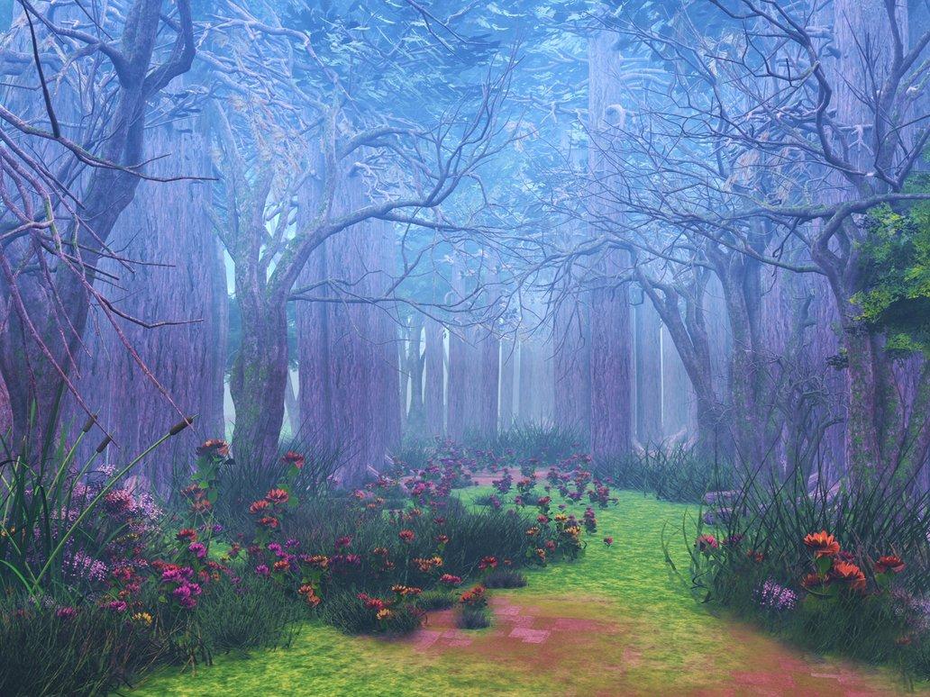 1032x774 Magic Forest Tree Wallpaper 28312