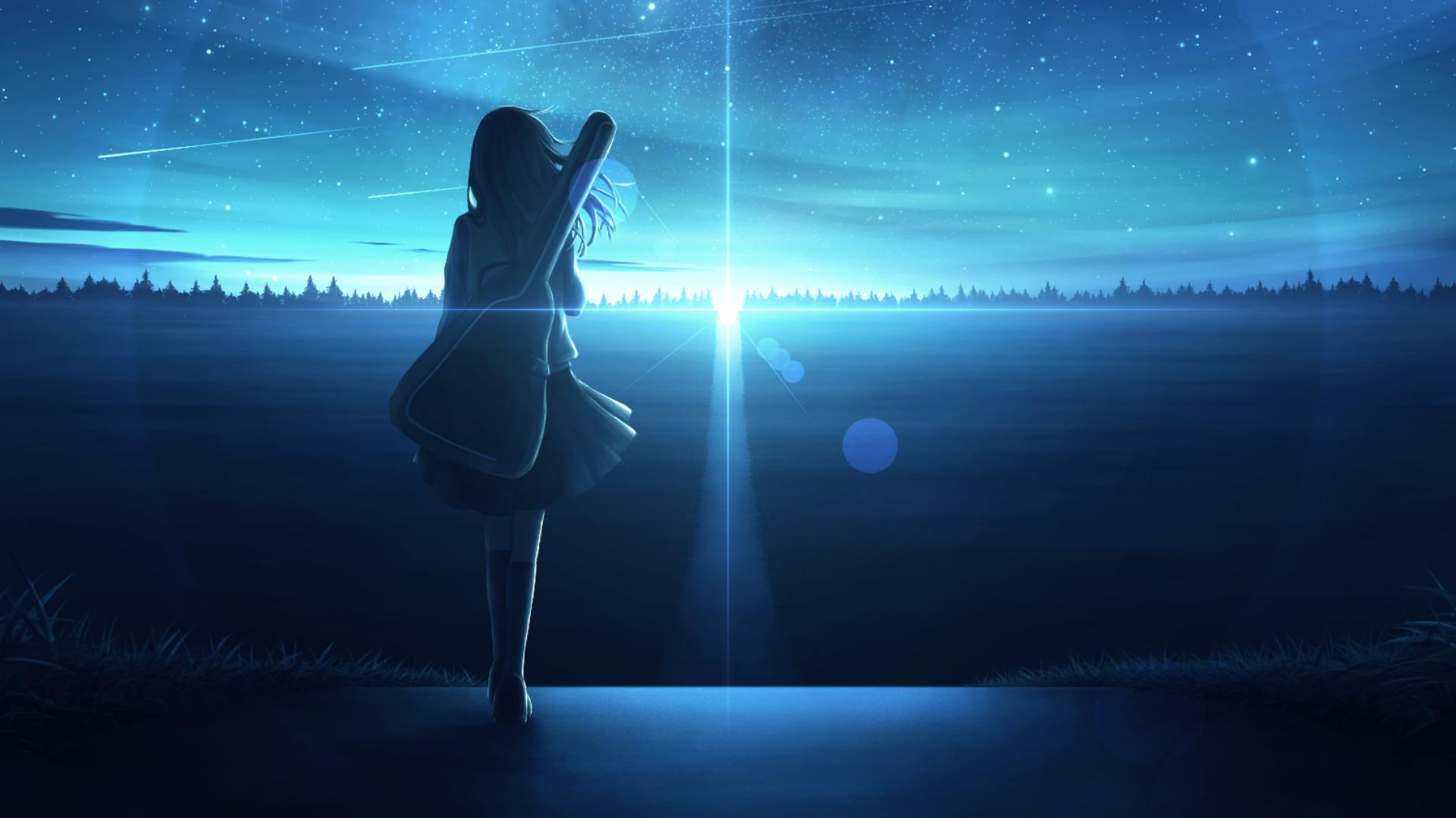 Anime Girl Alone Light Wallpapers Top Free Anime Girl Alone Light Backgrounds Wallpaperaccess 2420