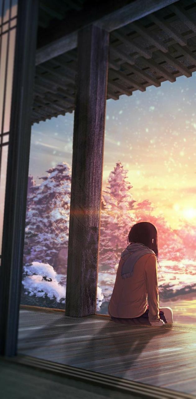630x1280 GIRL ALONE wallpaper