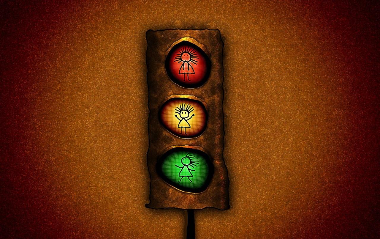 1280x804 Funny traffic light wallpaper. Funny traffic light