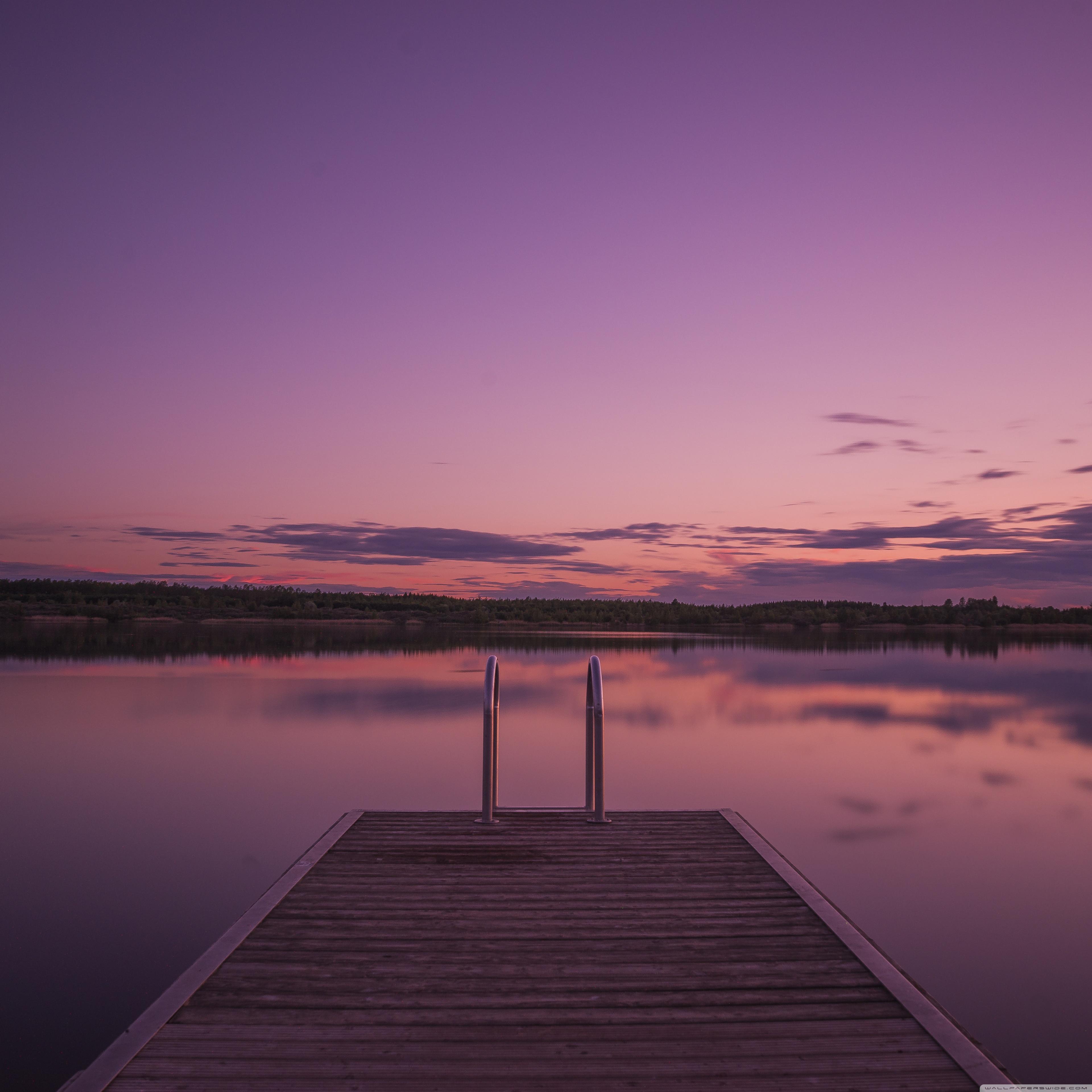 3840x3840 Purple_sunset Wallpaper 3840x3840