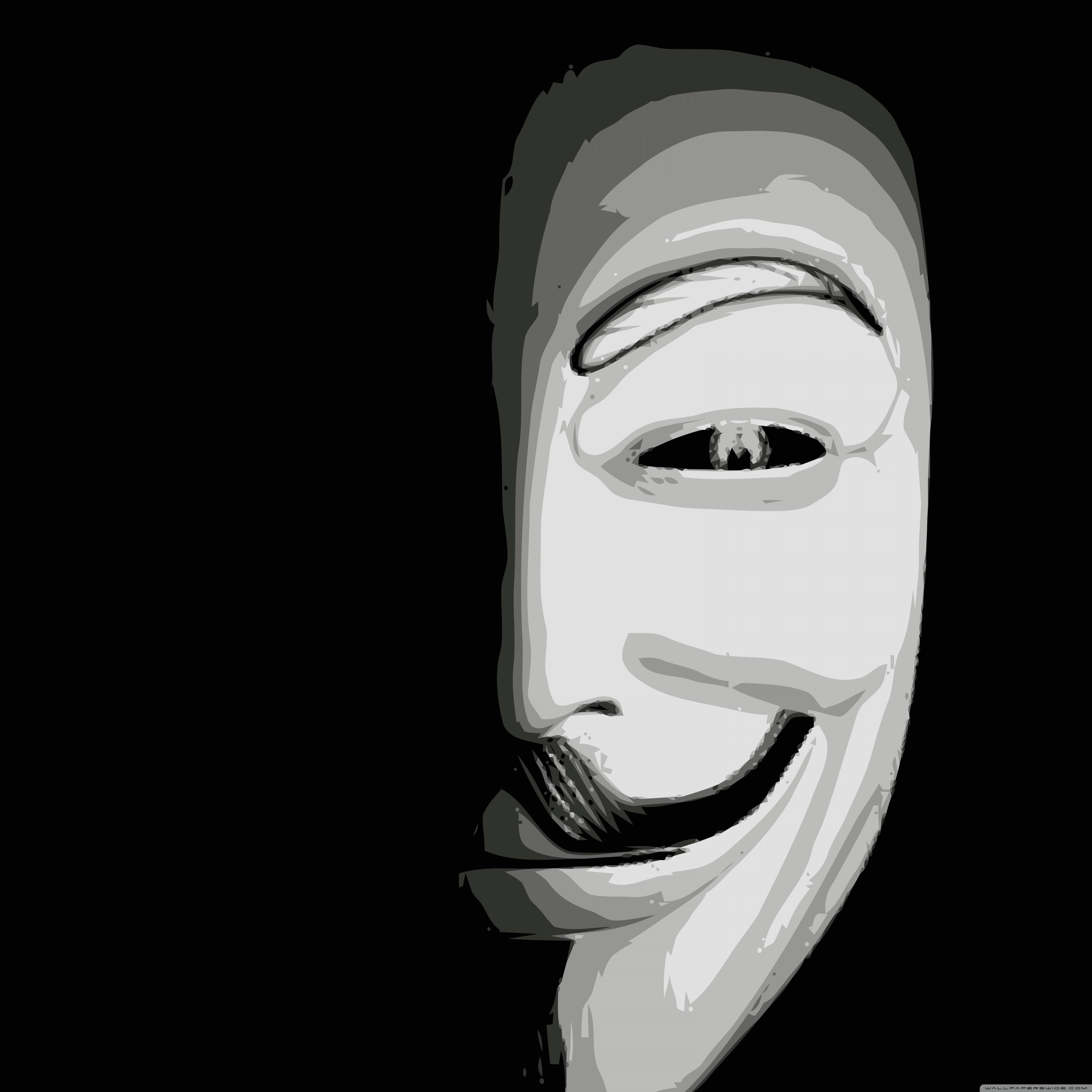 3840x3840 anonymous wallpaper 106