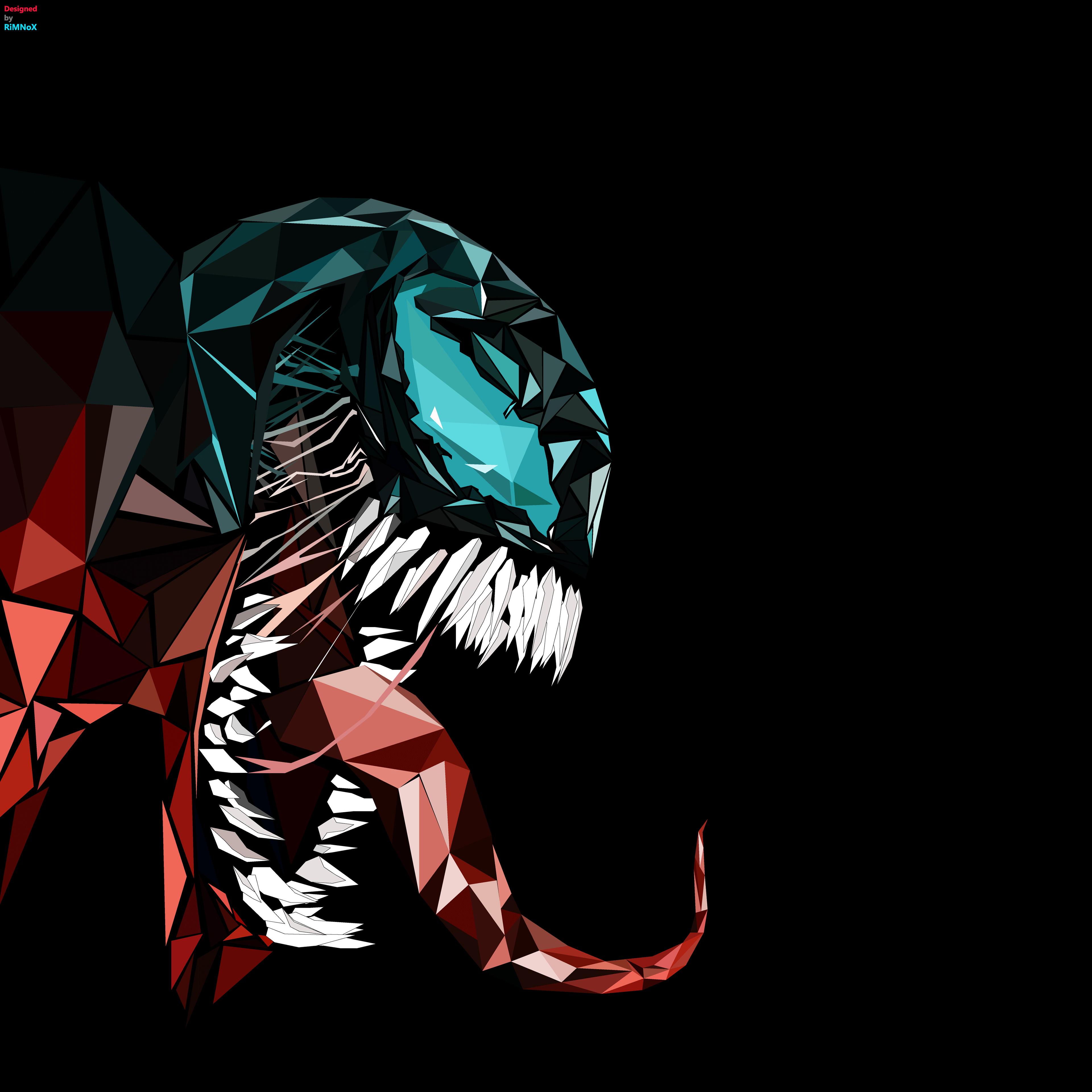 3840x3840 Venom Abstract 4k, HD Superheroes, 4k Wallpaper, Image, Background, Photo and Picture