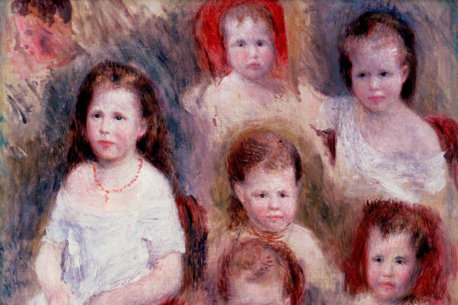 1600x1067 renoir wallpaper, people, painting, child, portrait, art, visual arts, family