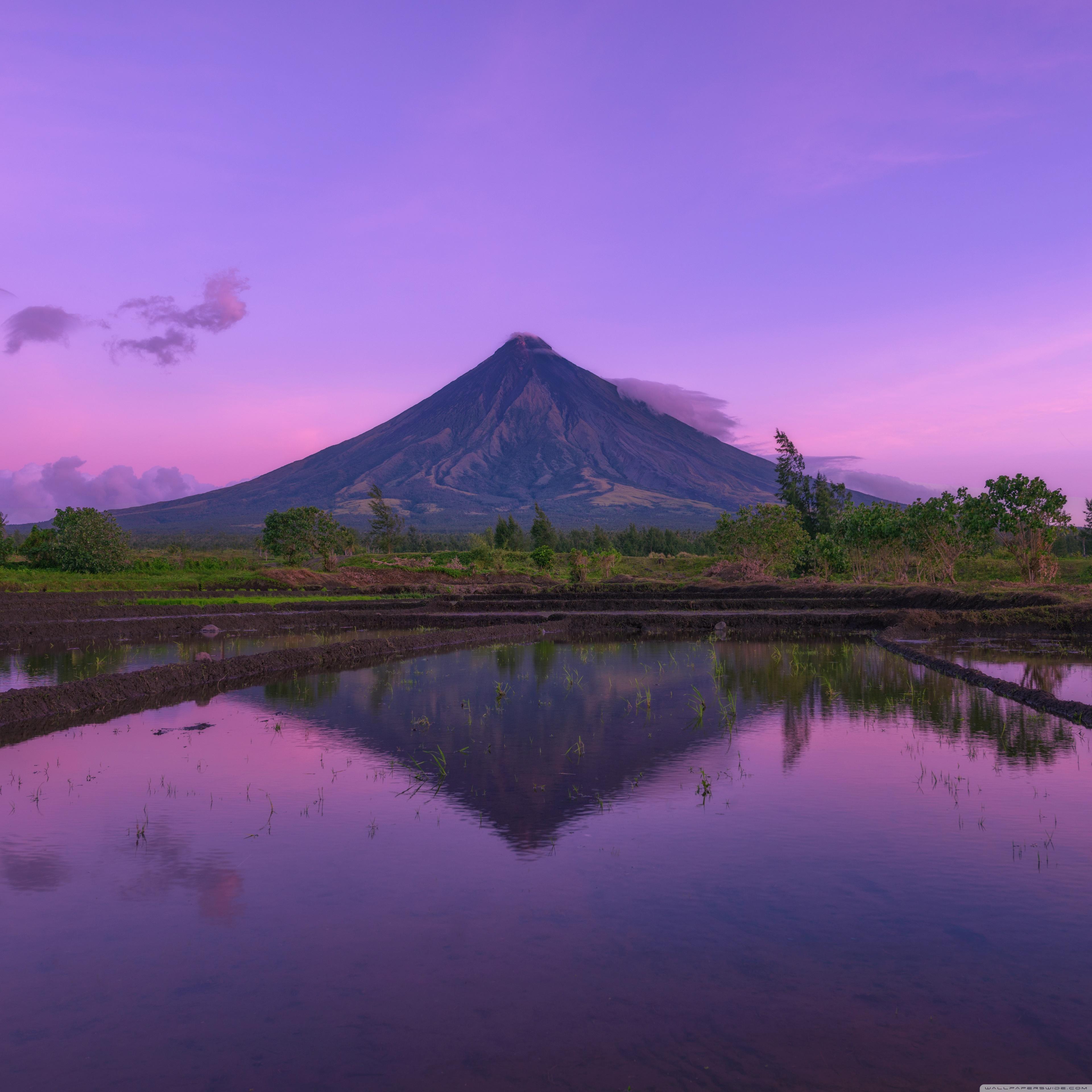 3840x3840 Mayon Volcano Ultra HD Desktop Background Wallpaper for 4K UHD TV : Widescreen & UltraWide Desktop & Laptop : Multi Display, Dual Monitor : Tablet