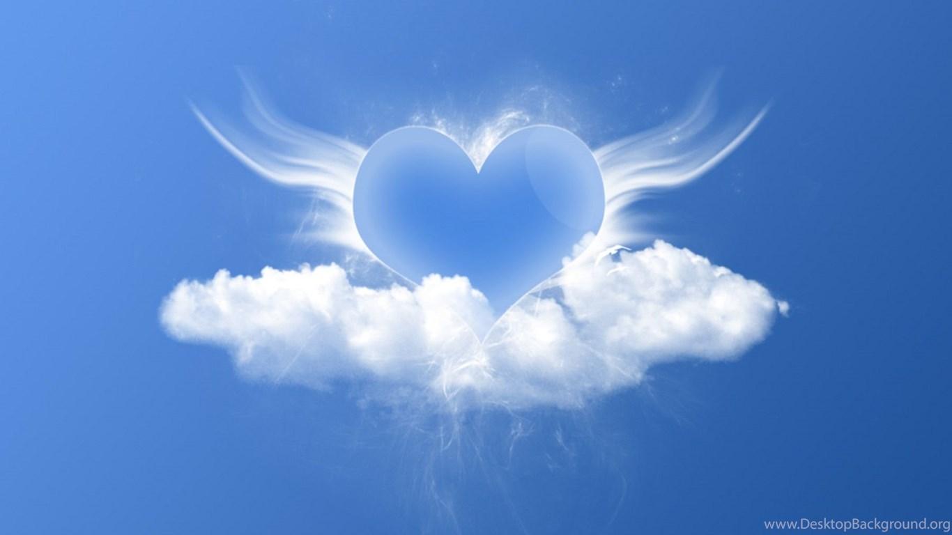 1366x768 File Name : Free Cute 3D Blue Valentine Wallpaper. Desktop Background