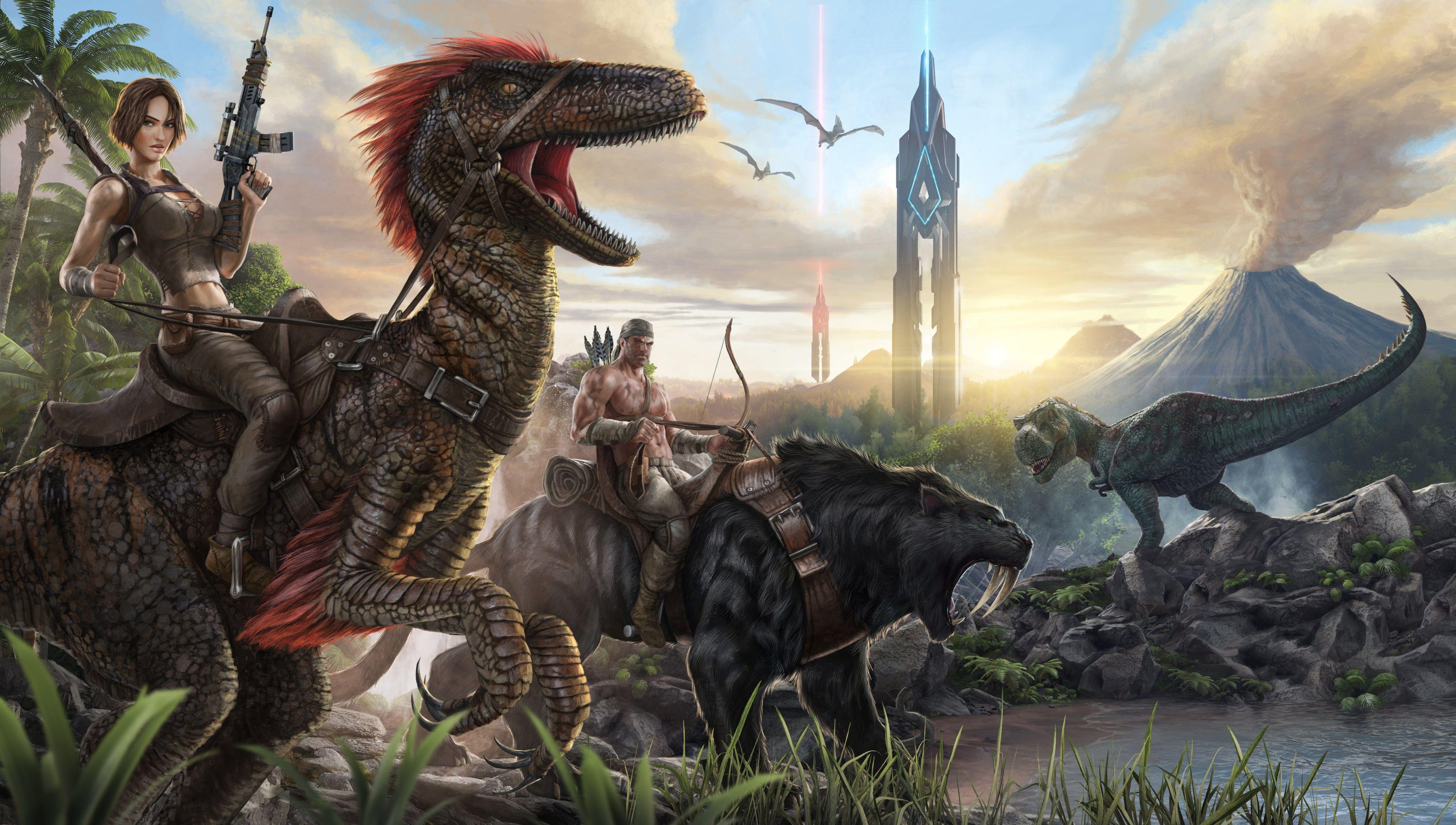 3840x2177 ark survival evolved 4k free wallpaper desktop background. Evolve wallpaper, Ark survival evolved, Survival games