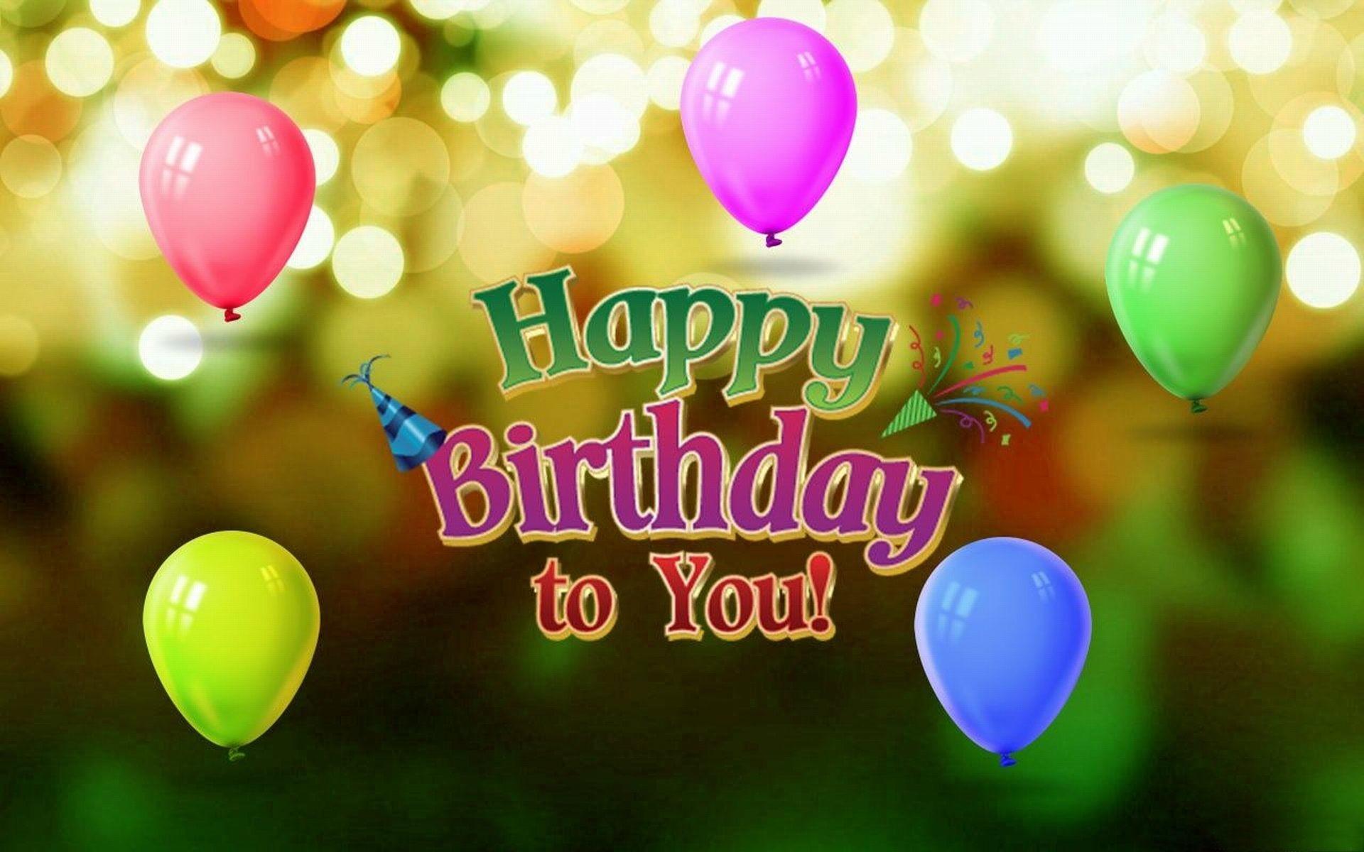 1920x1200 Wallpaper of Happy Birthday background picture